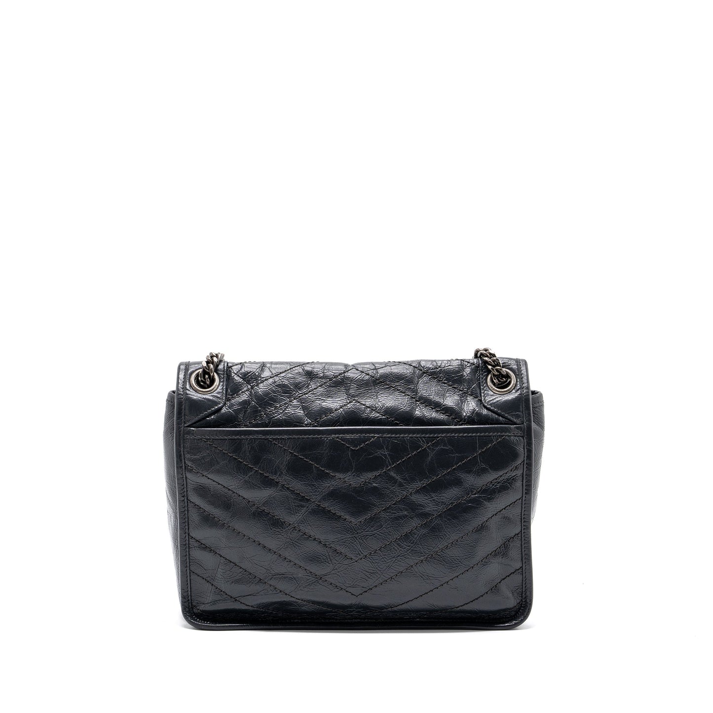 Saint laurent Medium Niki calfskin dark grey