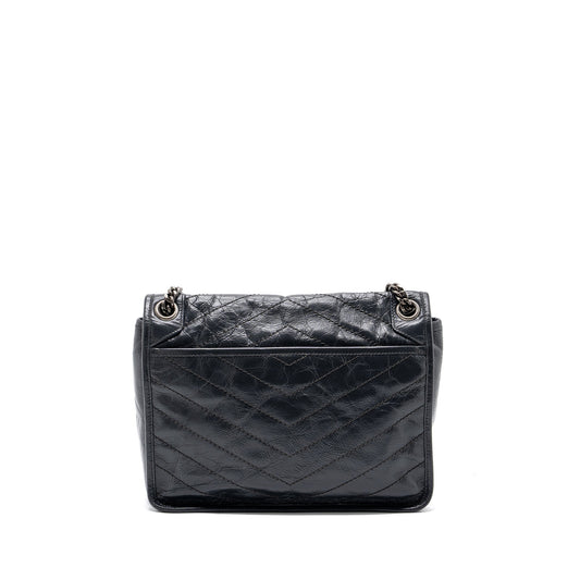 Saint laurent Medium Niki calfskin dark grey