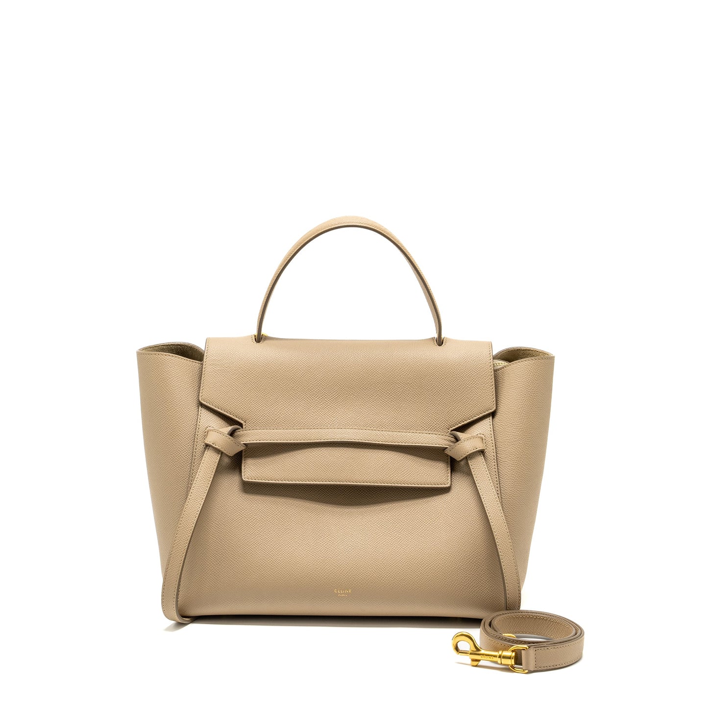 Celine Mini Belt Purse calfskin taupe