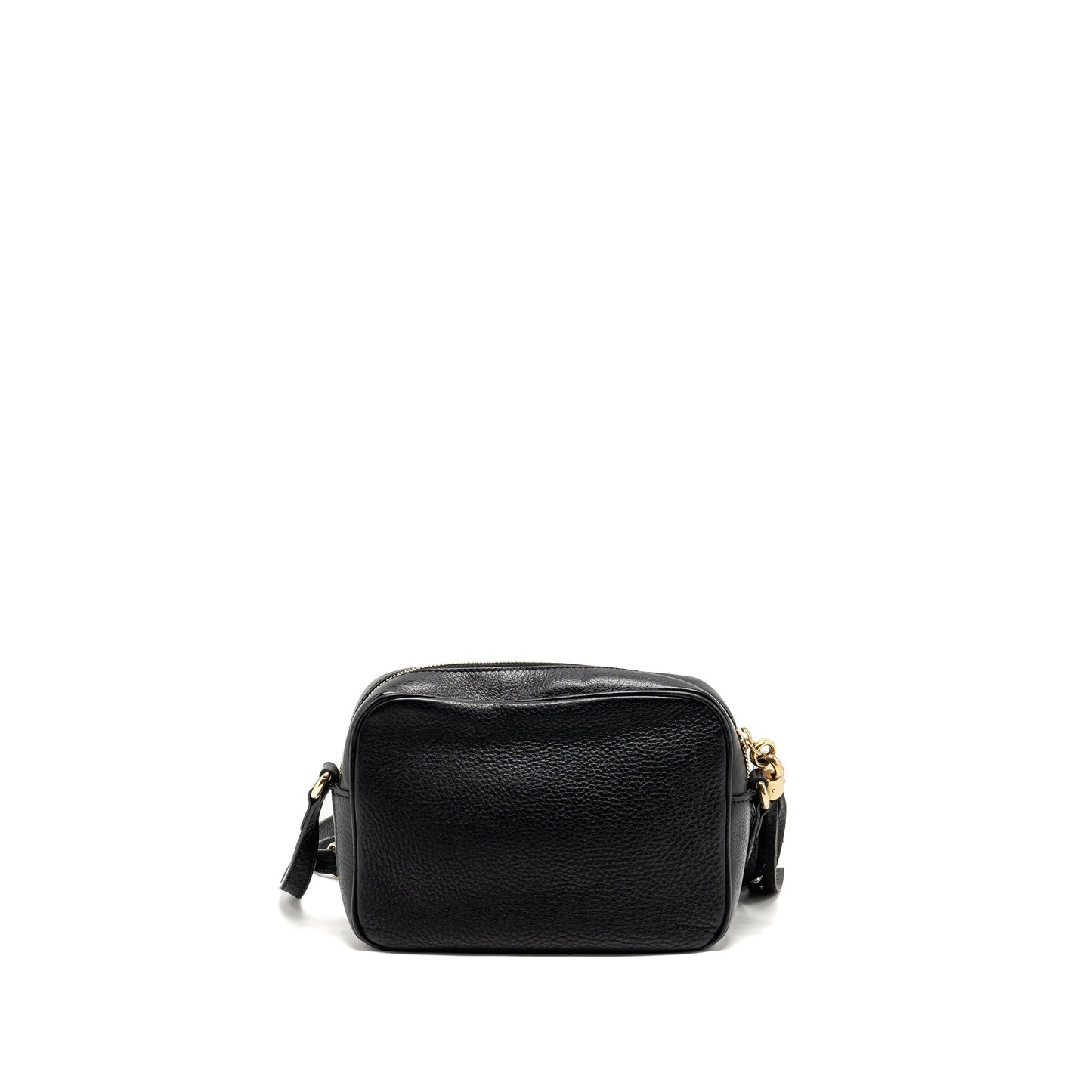 Gucci Soho Disco Camera Crossbody Purse Calfskin Black