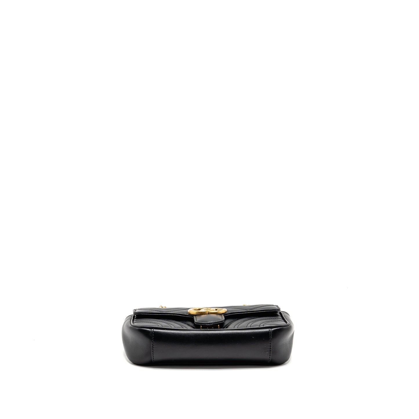Gucci Mini Marmont flap Purse calfskin black