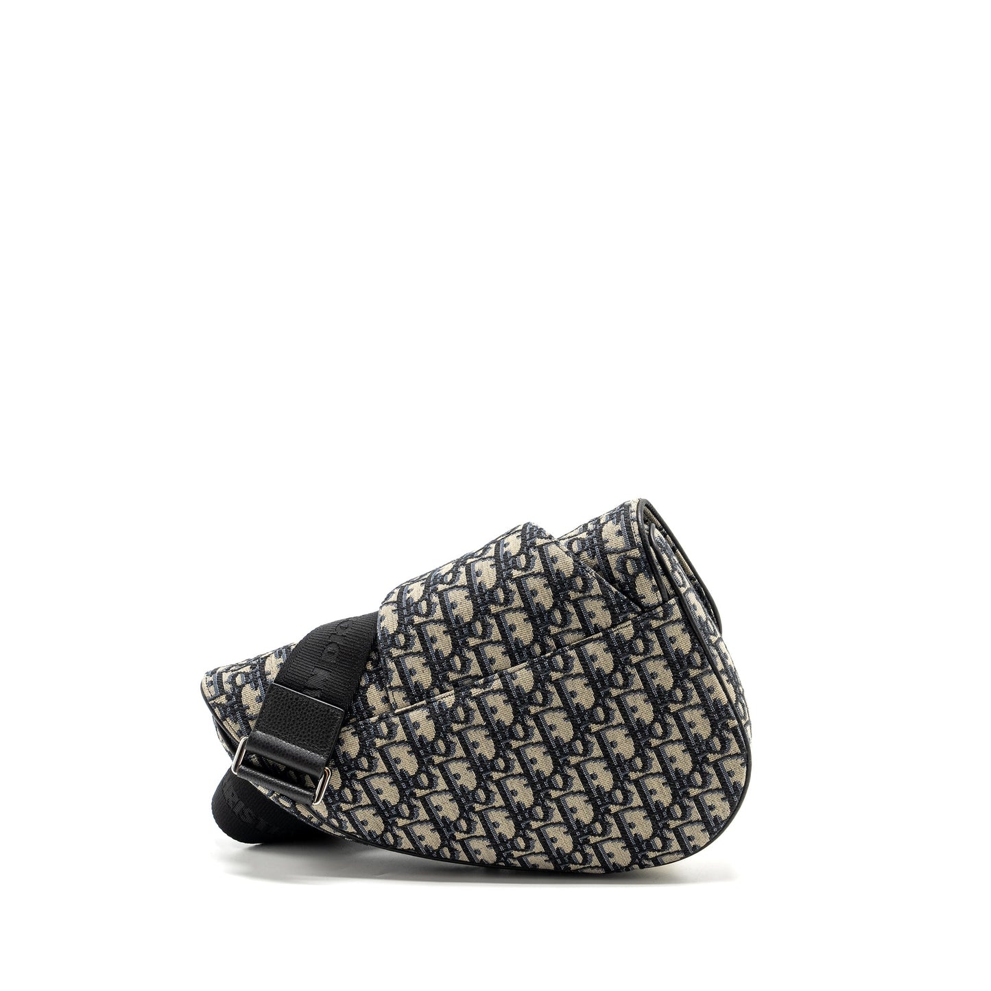Dior Homme Saddle Purse Oblique Jacquard Beige/Black