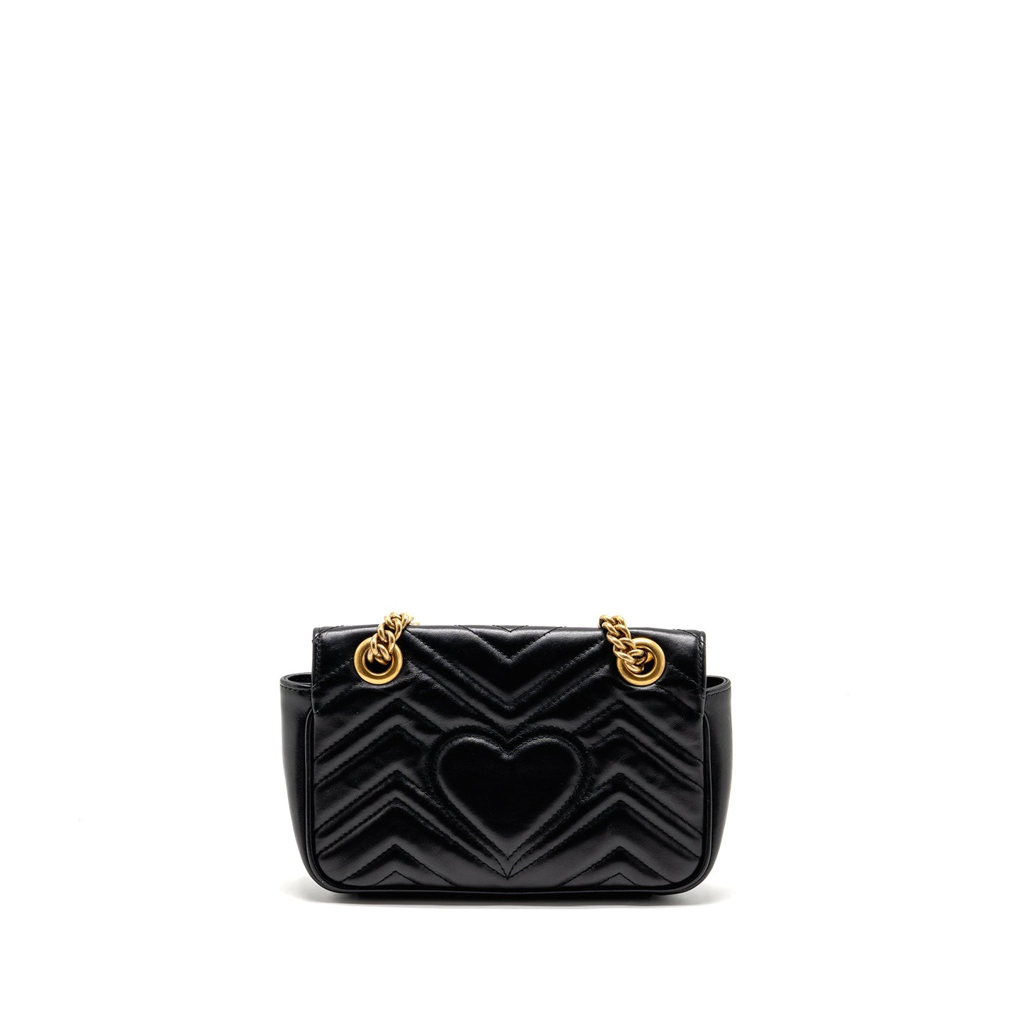 Gucci Mini Marmont flap Purse calfskin black