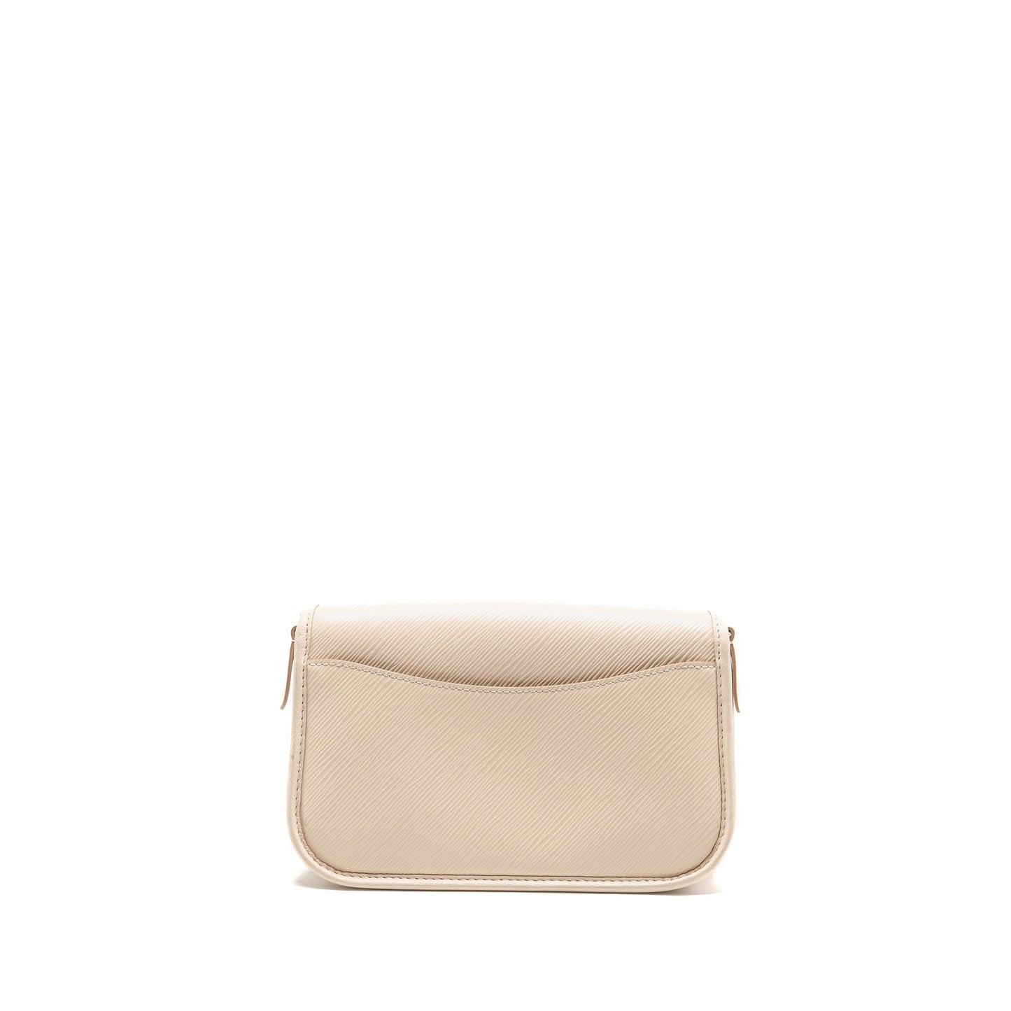 Louis Vuitton Buci Purse Epi Leather Quartz White