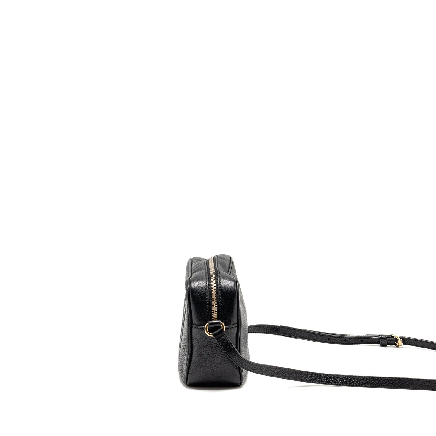 Gucci Soho Disco Camera Crossbody Purse Calfskin Black