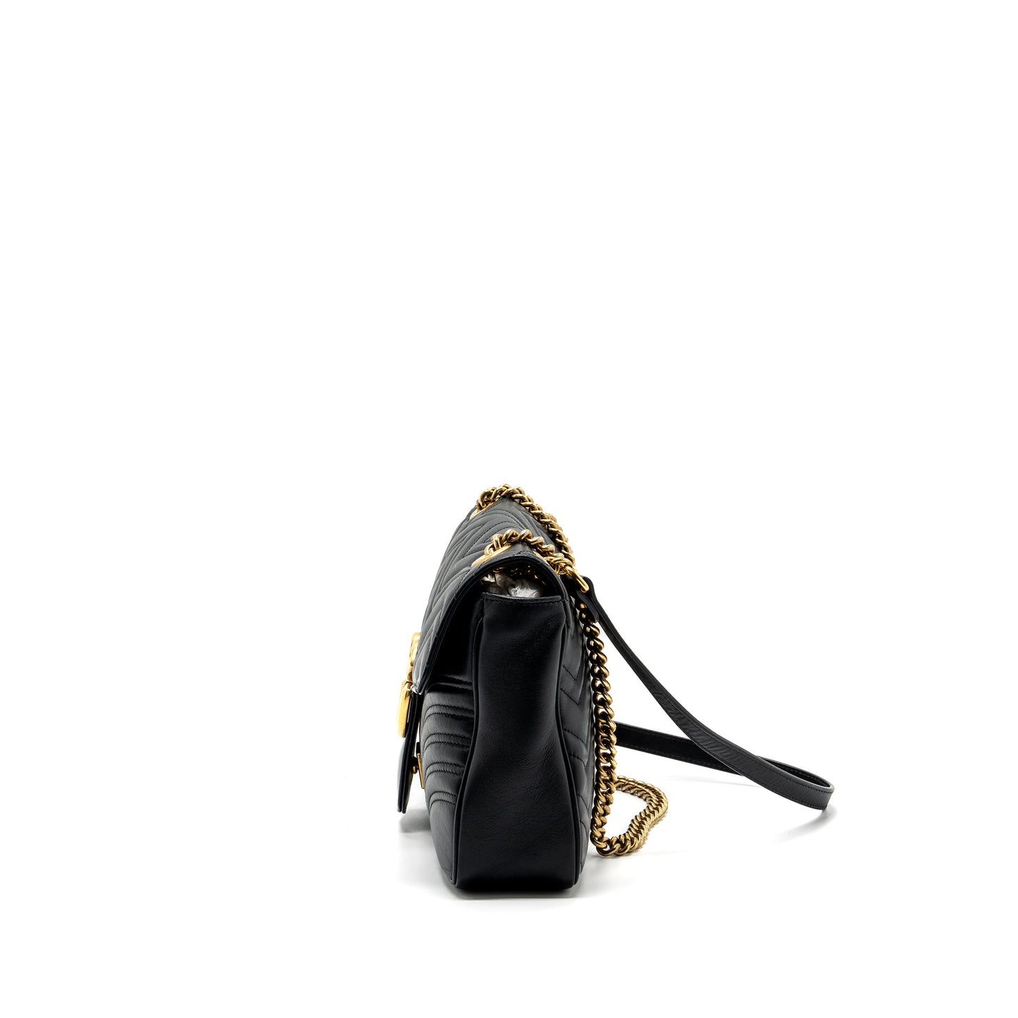 Gucci medium gg Marmont Purse calfskin black