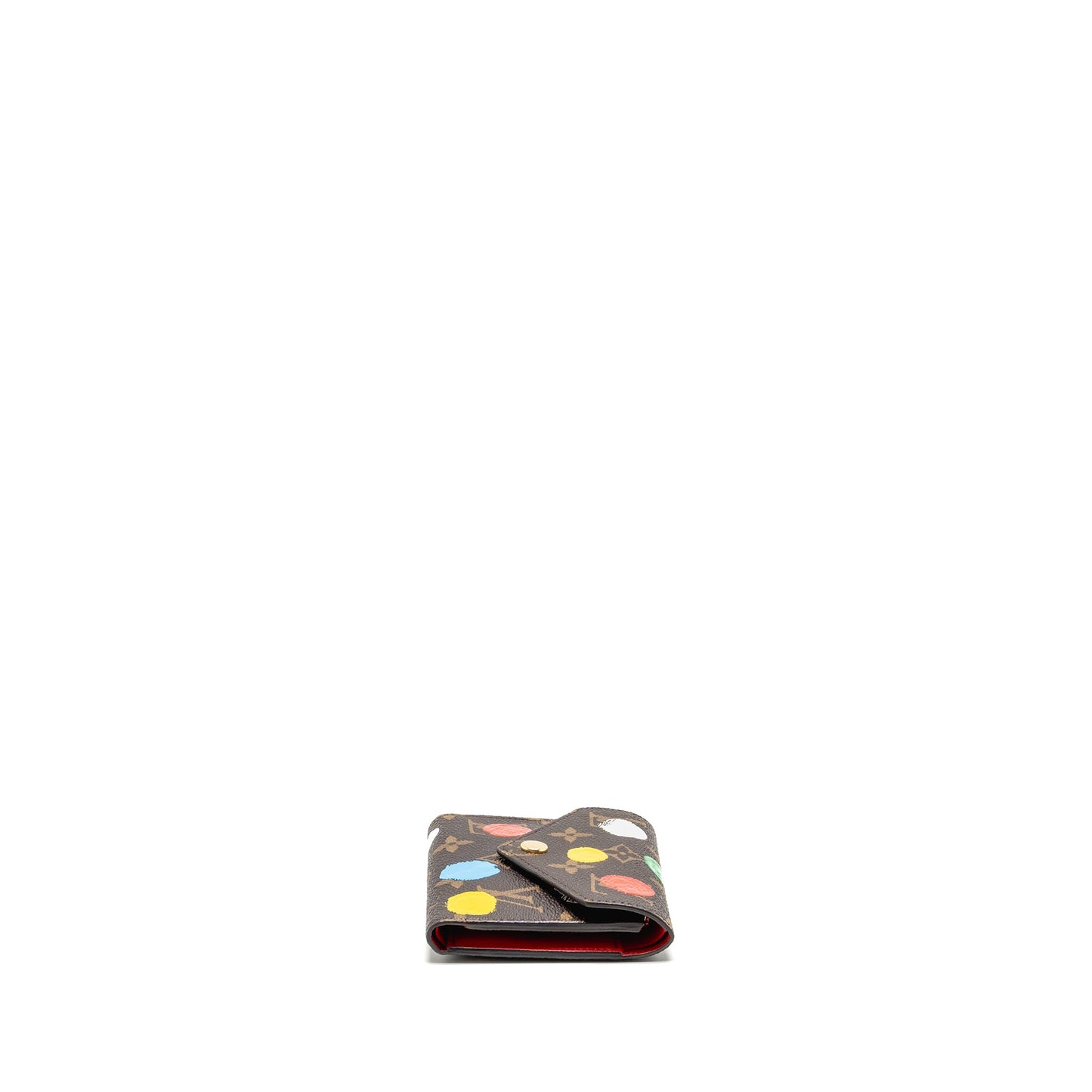 Louis Vuitton x Yayoi Kusama Portefewille Victorine Monogram Dot Canvas