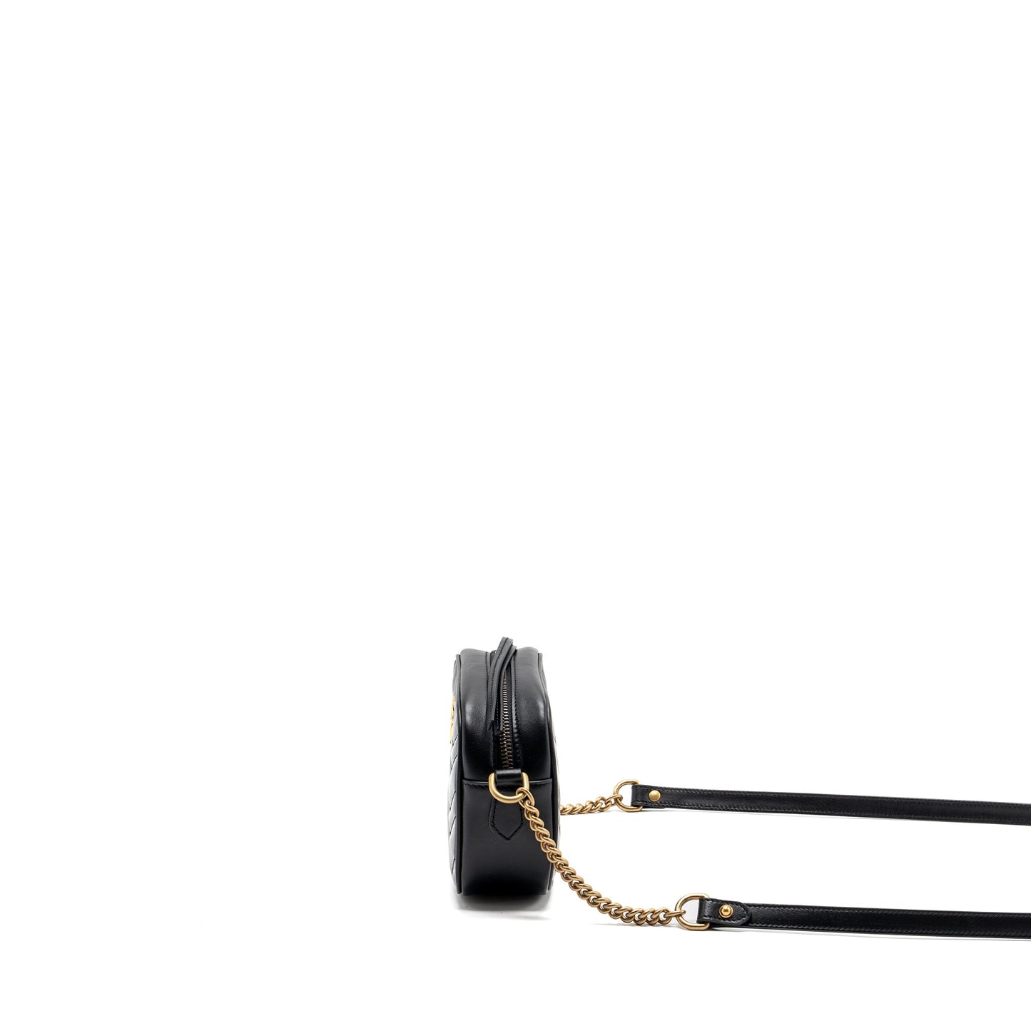 Gucci Marmont Matelasse Mini Purse Calfskin Black