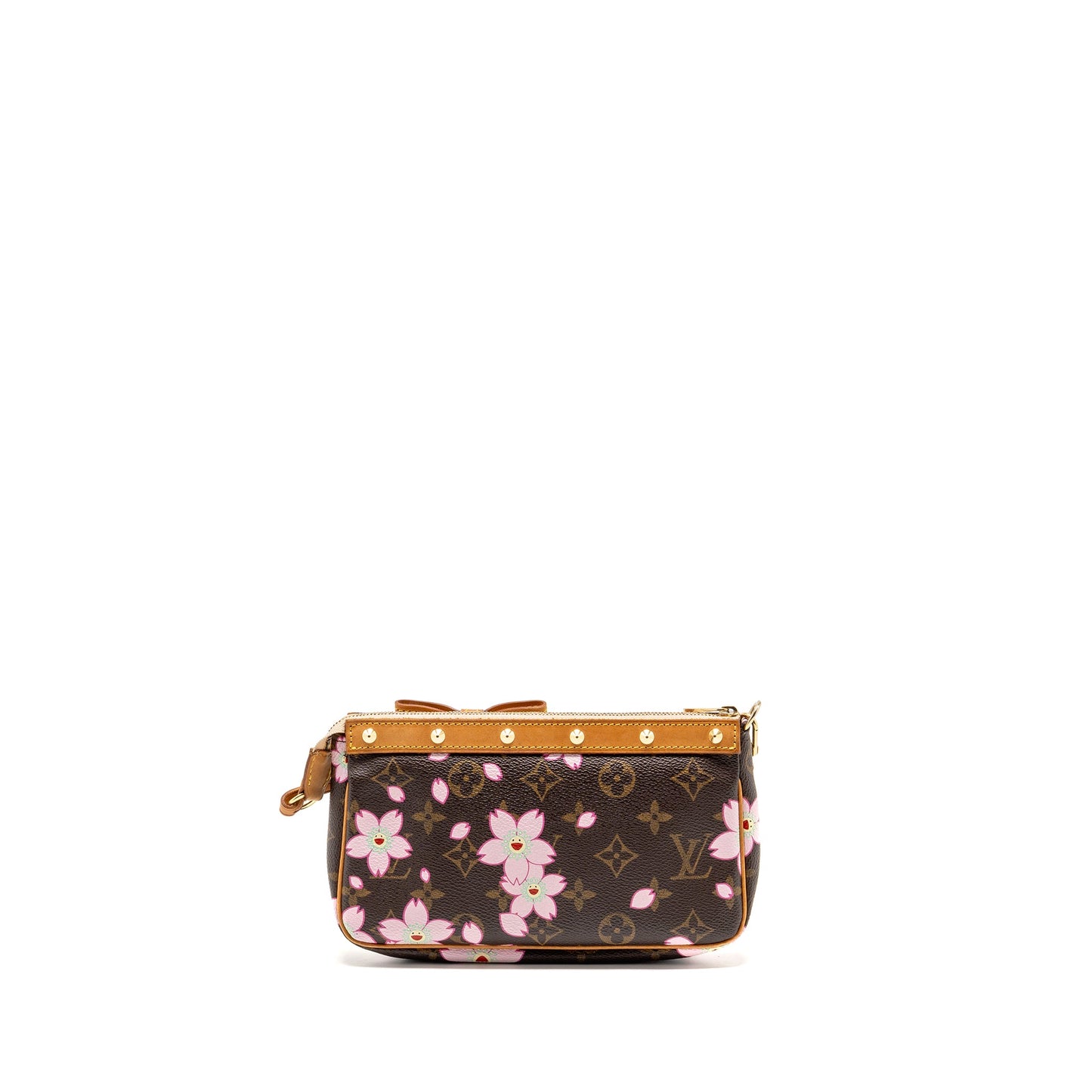 Louis Vuitton Vintage Takashi Murakami Cherry Blossom Pochette Accessories Monogram Multicolour