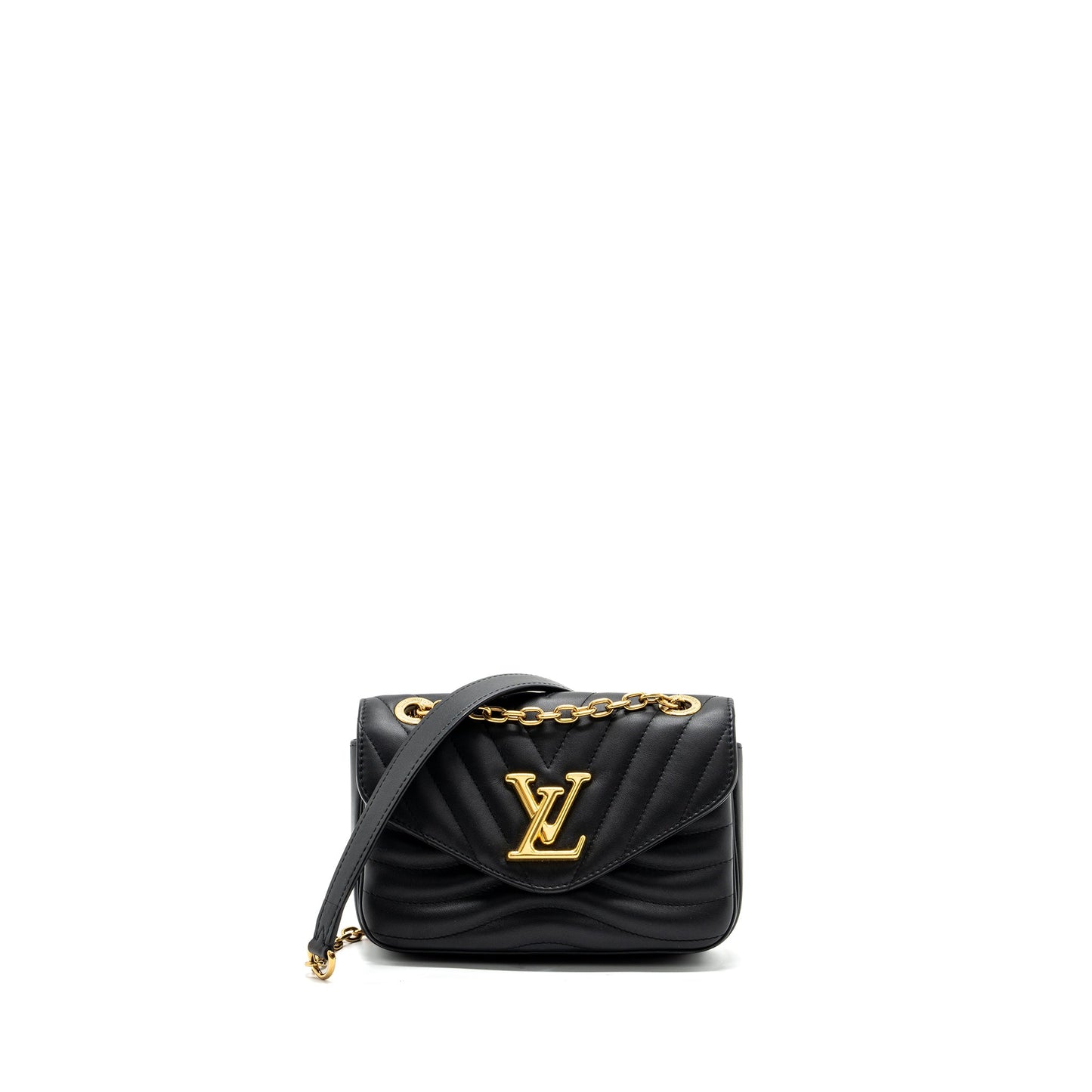 Louis Vuitton New Wave Chain Purse calfskin black ( VERSION)