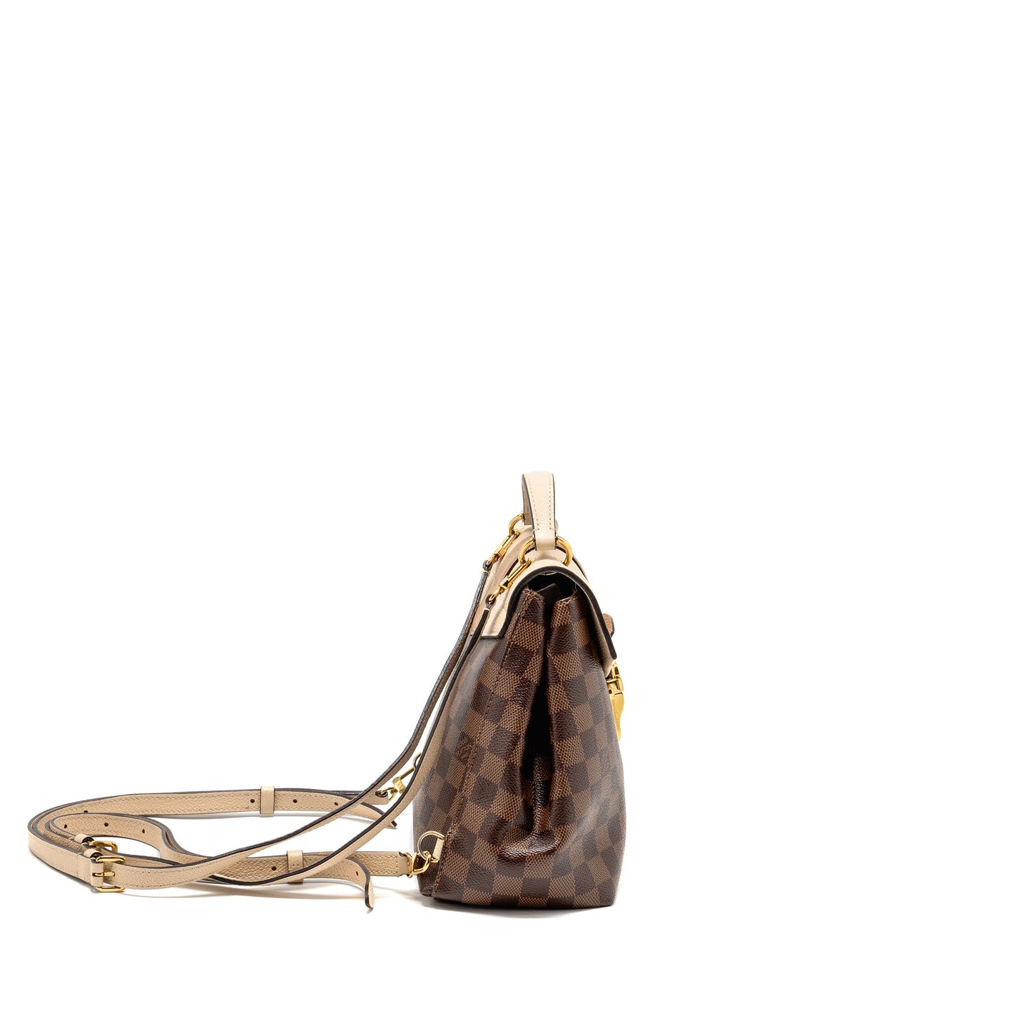 Louis Vuitton Clapton Backpack Damier Ebene/Light Pink