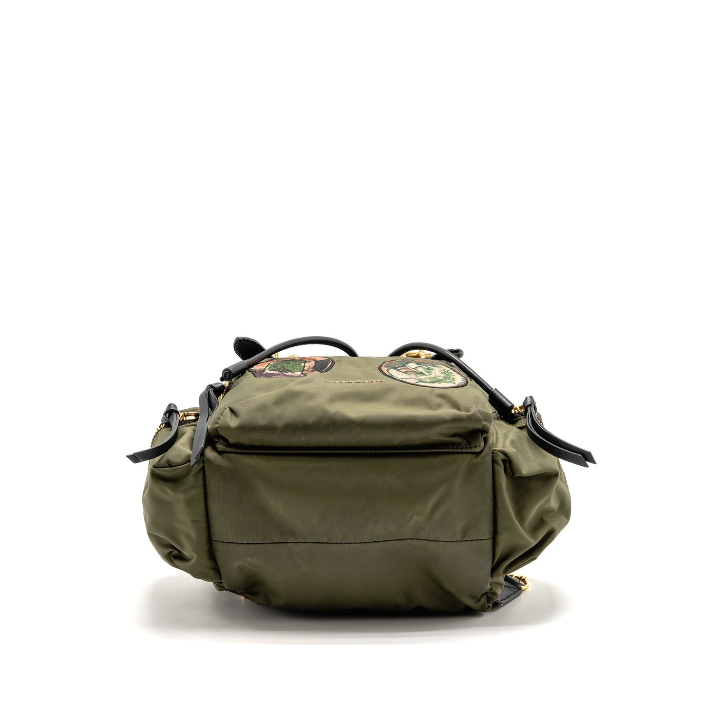 Burberry Patches Rucksack Medium Backpack Nylon Dark Green