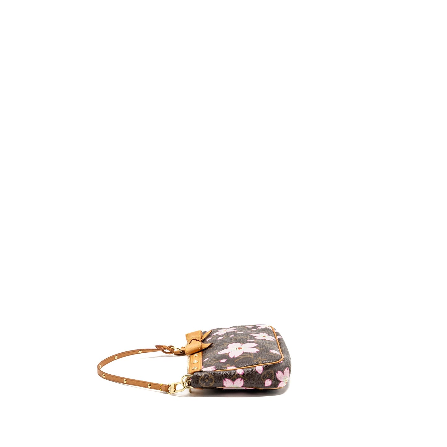 Louis Vuitton Vintage Takashi Murakami Cherry Blossom Pochette Accessories Monogram Multicolour