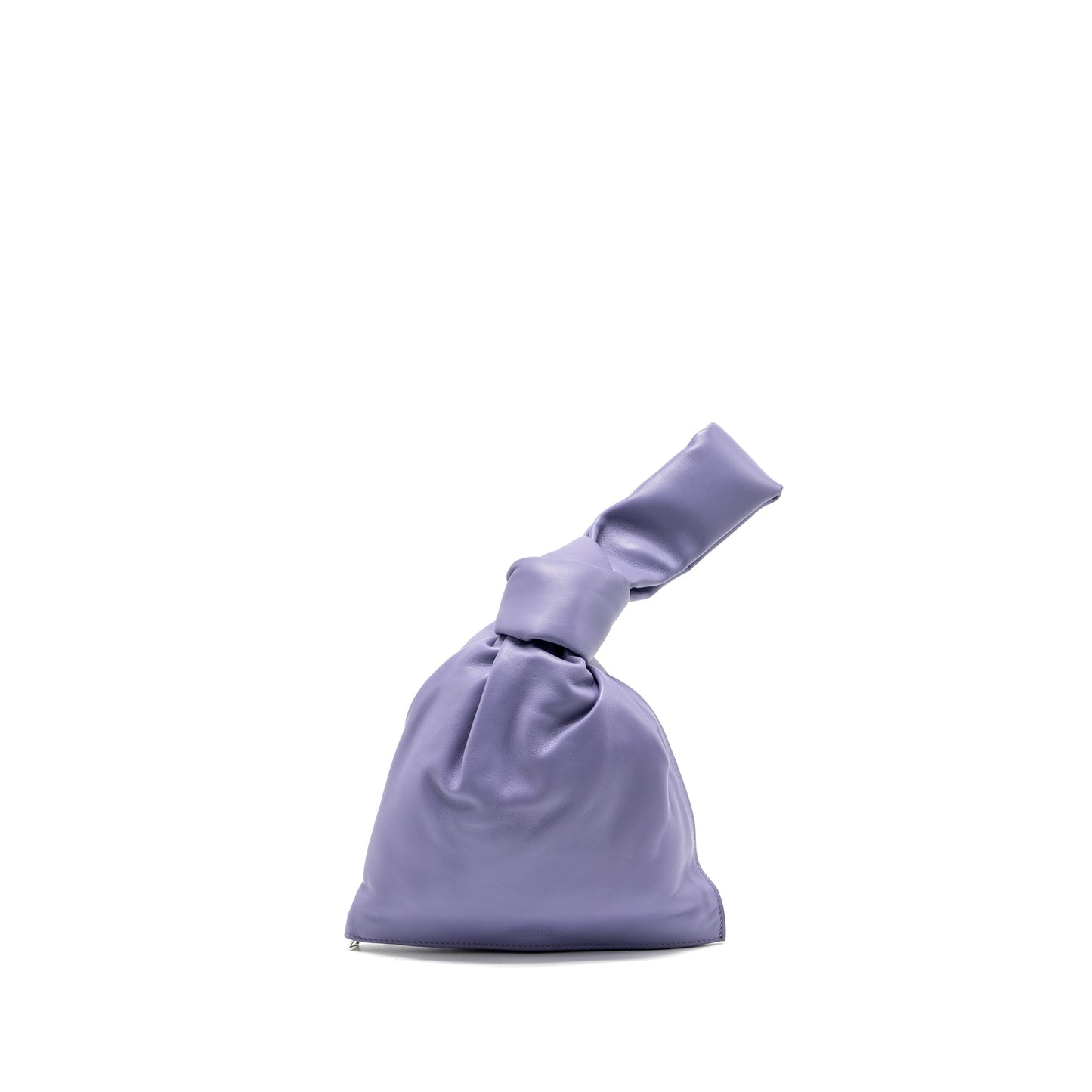 Bottega Veneta Twist Purse Leather Light Purple