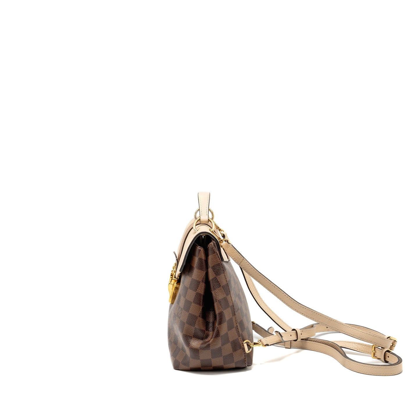Louis Vuitton Clapton Backpack Damier Ebene/Light Pink
