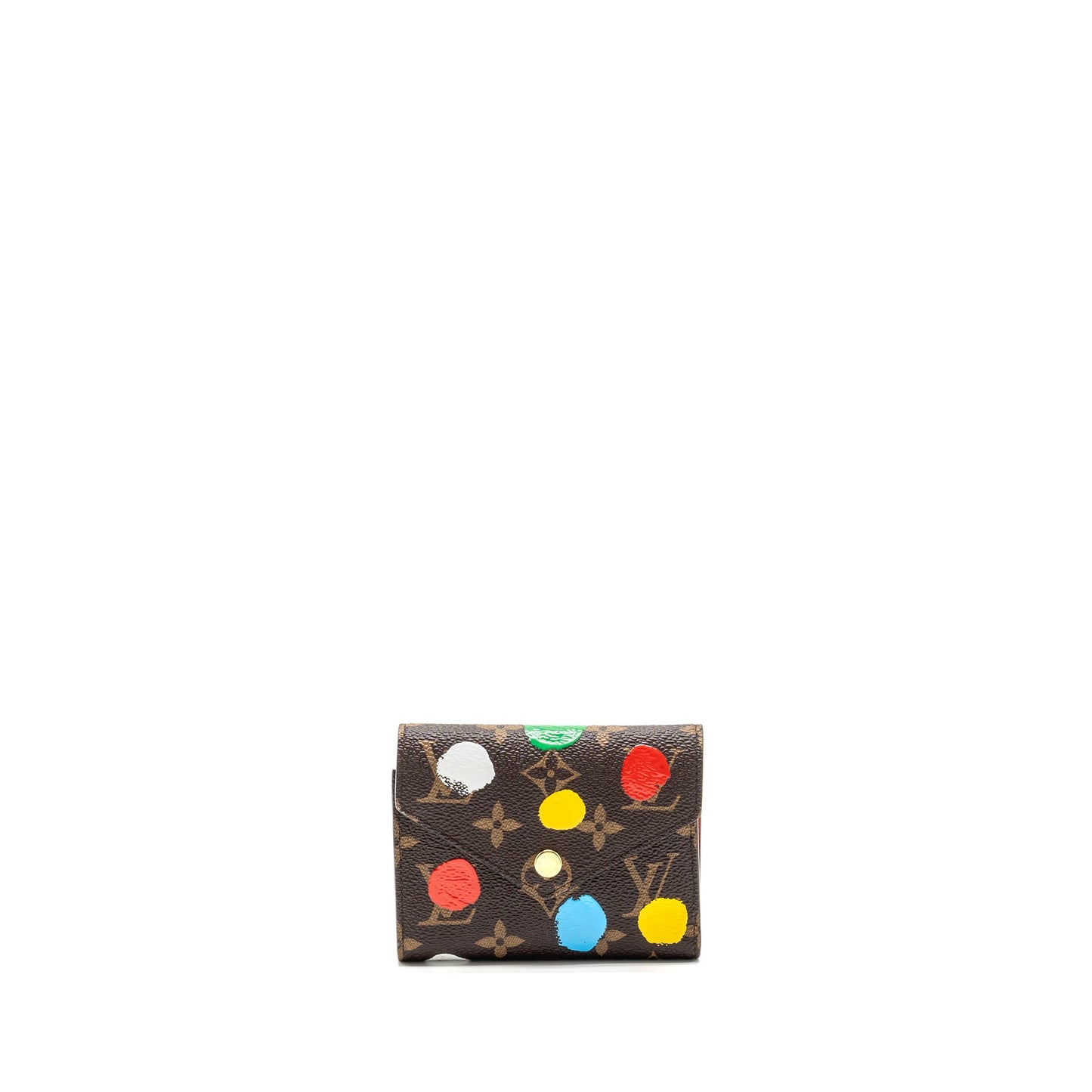 Louis Vuitton x Yayoi Kusama Portefewille Victorine Monogram Dot Canvas