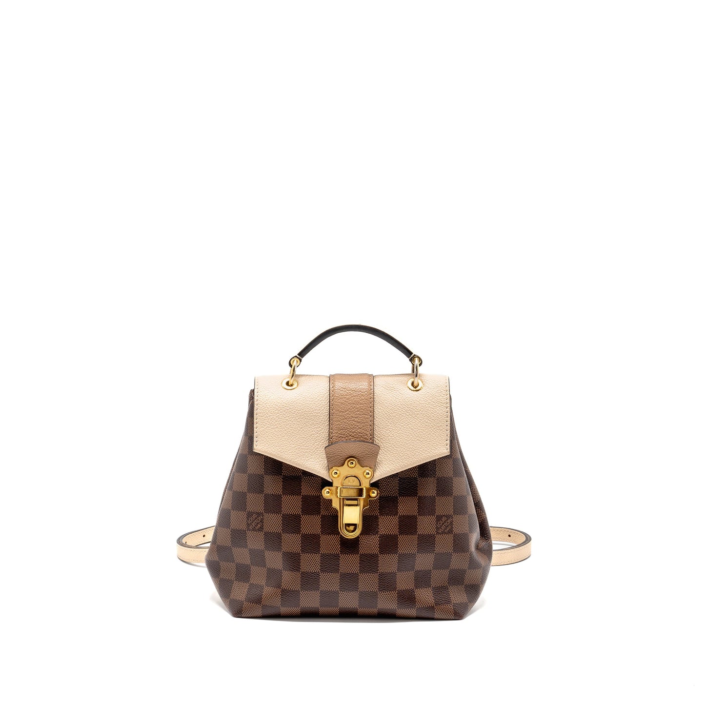 Louis Vuitton Clapton Backpack Damier Ebene/Light Pink