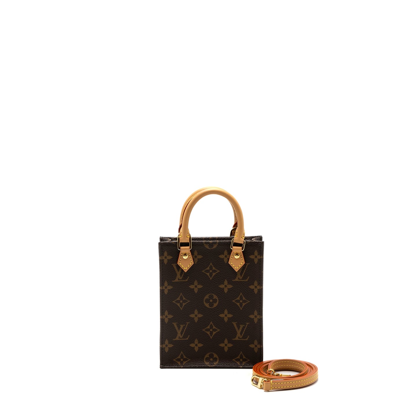 Louis Vuitton petit sac plat monogram canvas