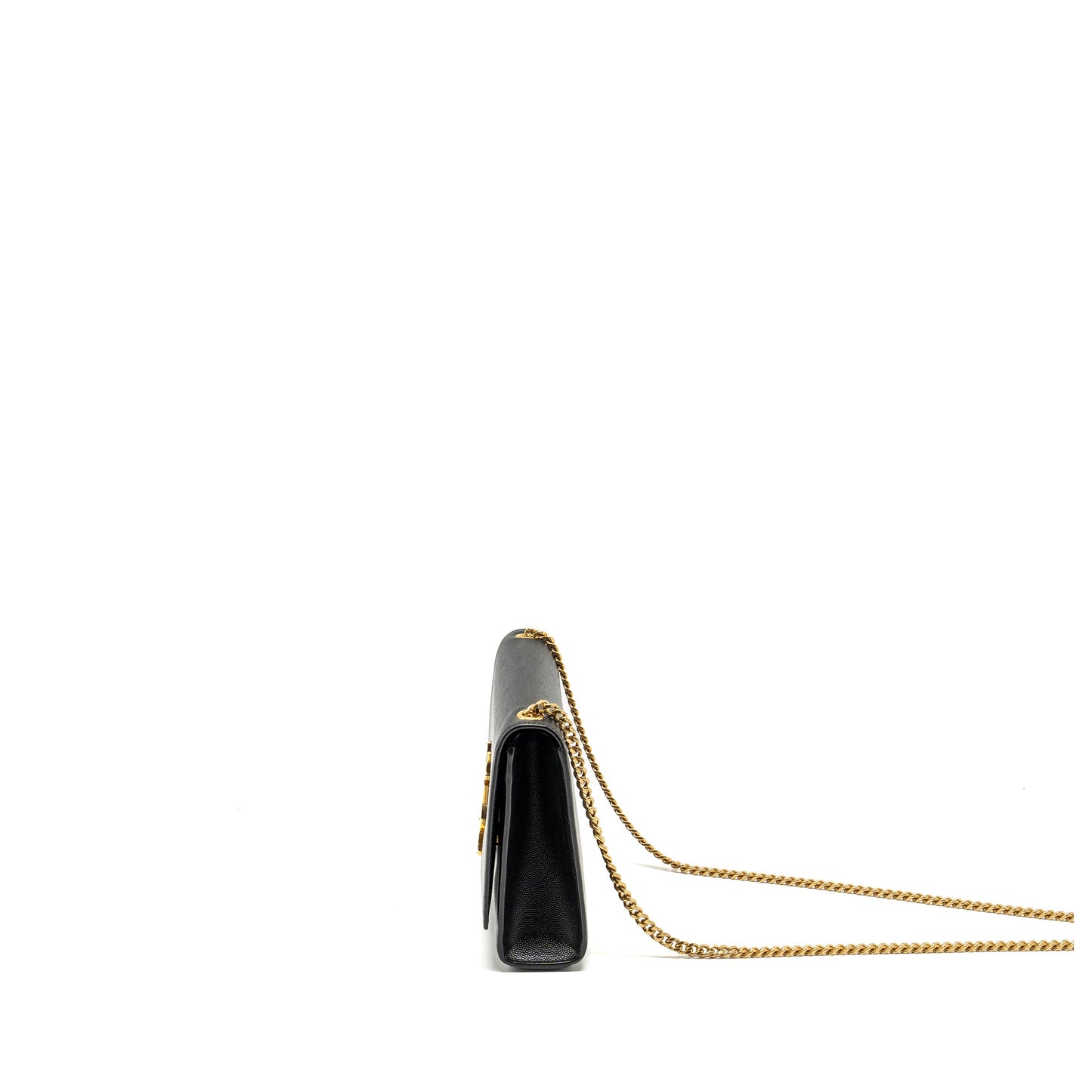 SAINT LAURENT/ Medium Kate Purse Grained Calfskin Black