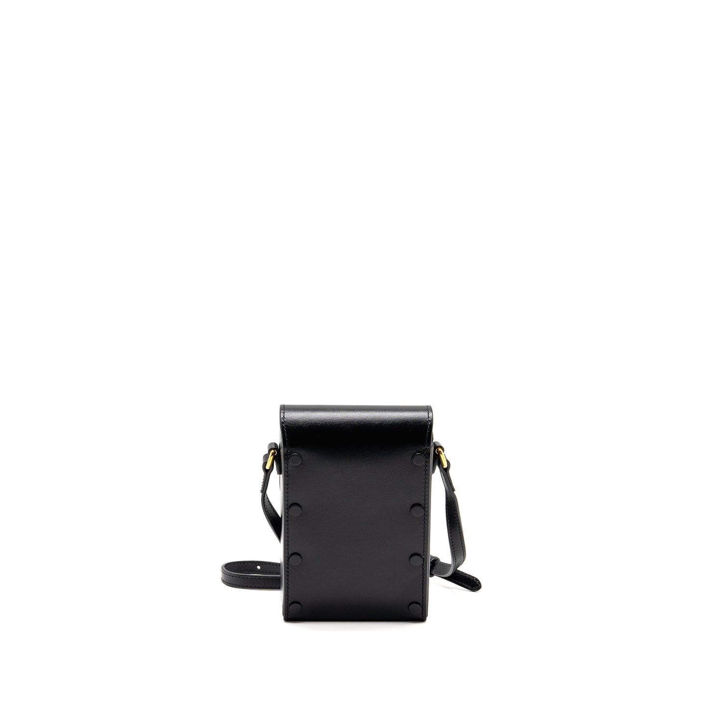 Gucci 1955 Horsebit Mini Crossbody Purse Calfskin Black