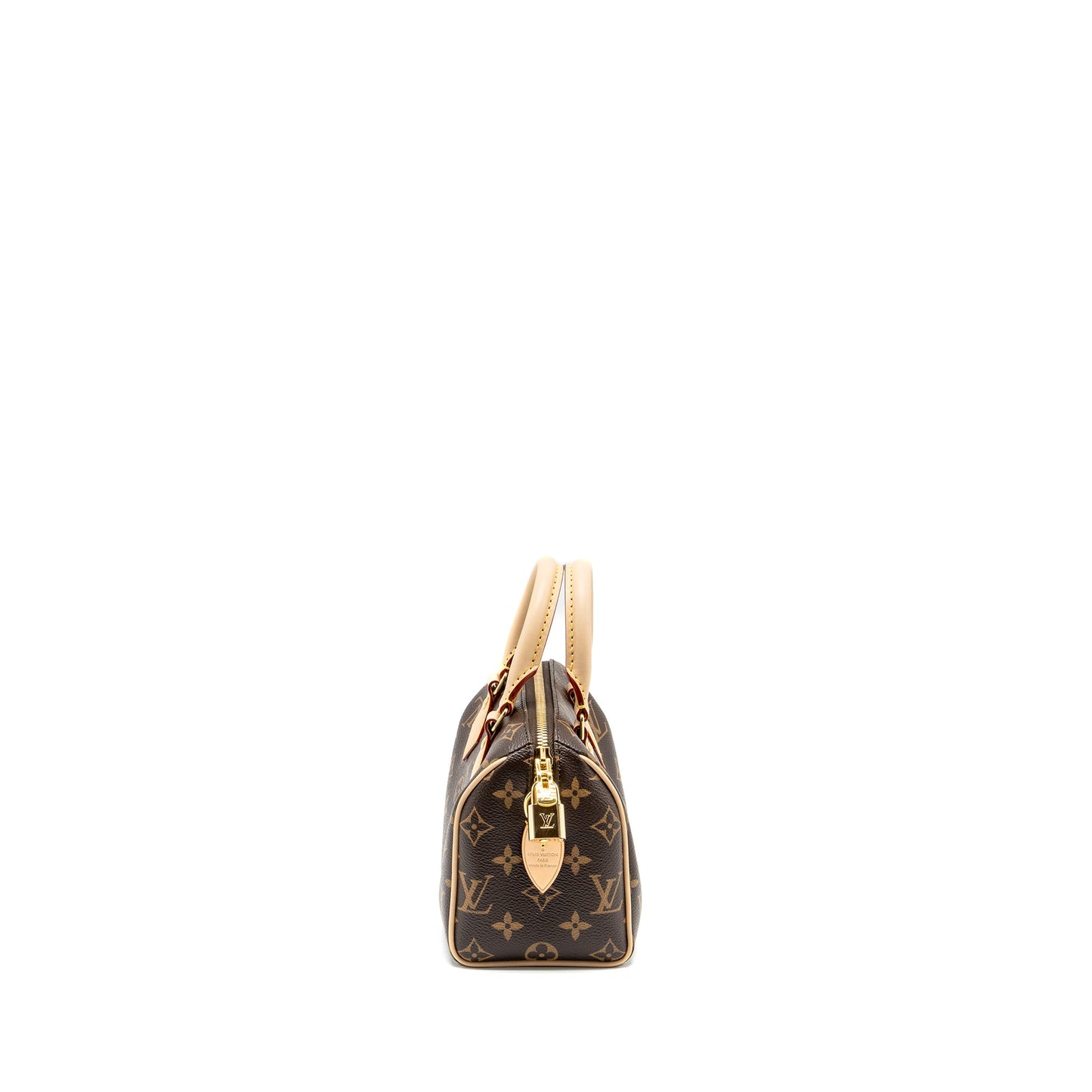 Louis Vuitton Speedy Bandouliere 20 Monogram Canvas Black Strap
