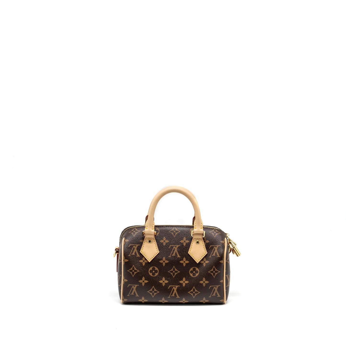 Louis Vuitton Speedy Bandouliere 20 Monogram Canvas Black Strap