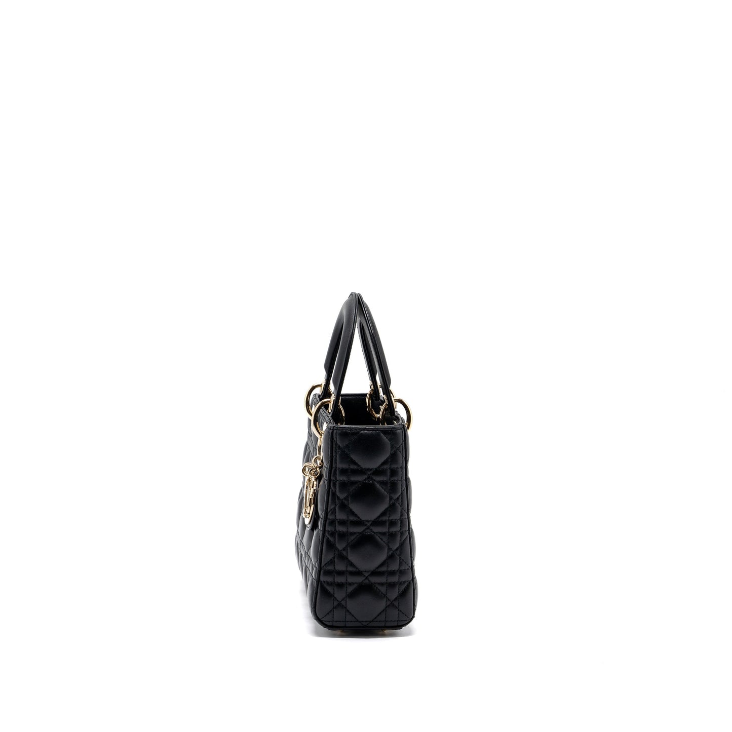 Dior My Dior Small Lady Dior Purse Lambskin Black