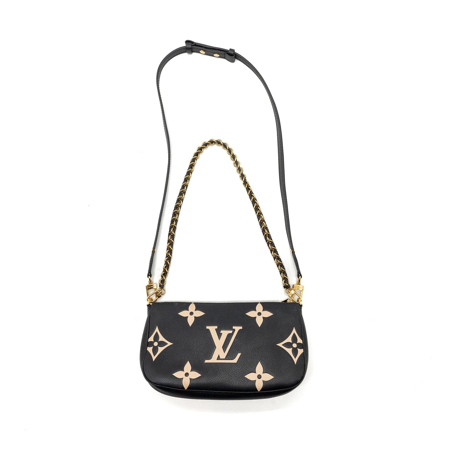 Louis Vuitton Multi Pochette Monogram Empreinte Black