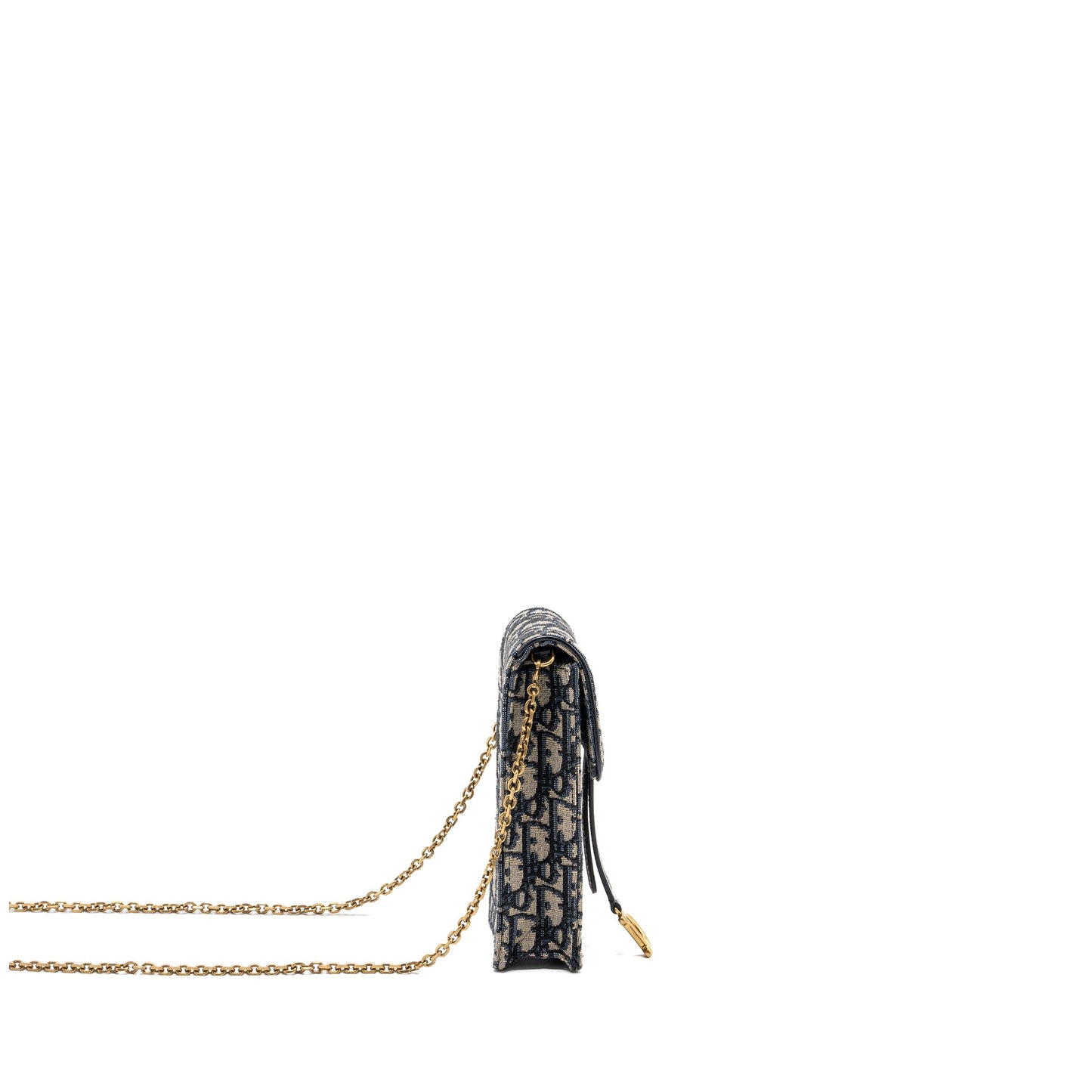Dior Saddle Phone Pouch Dior Oblique Jacquard Blue