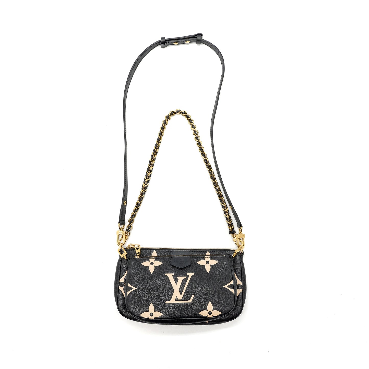 Louis Vuitton Multi Pochette Monogram Empreinte Black