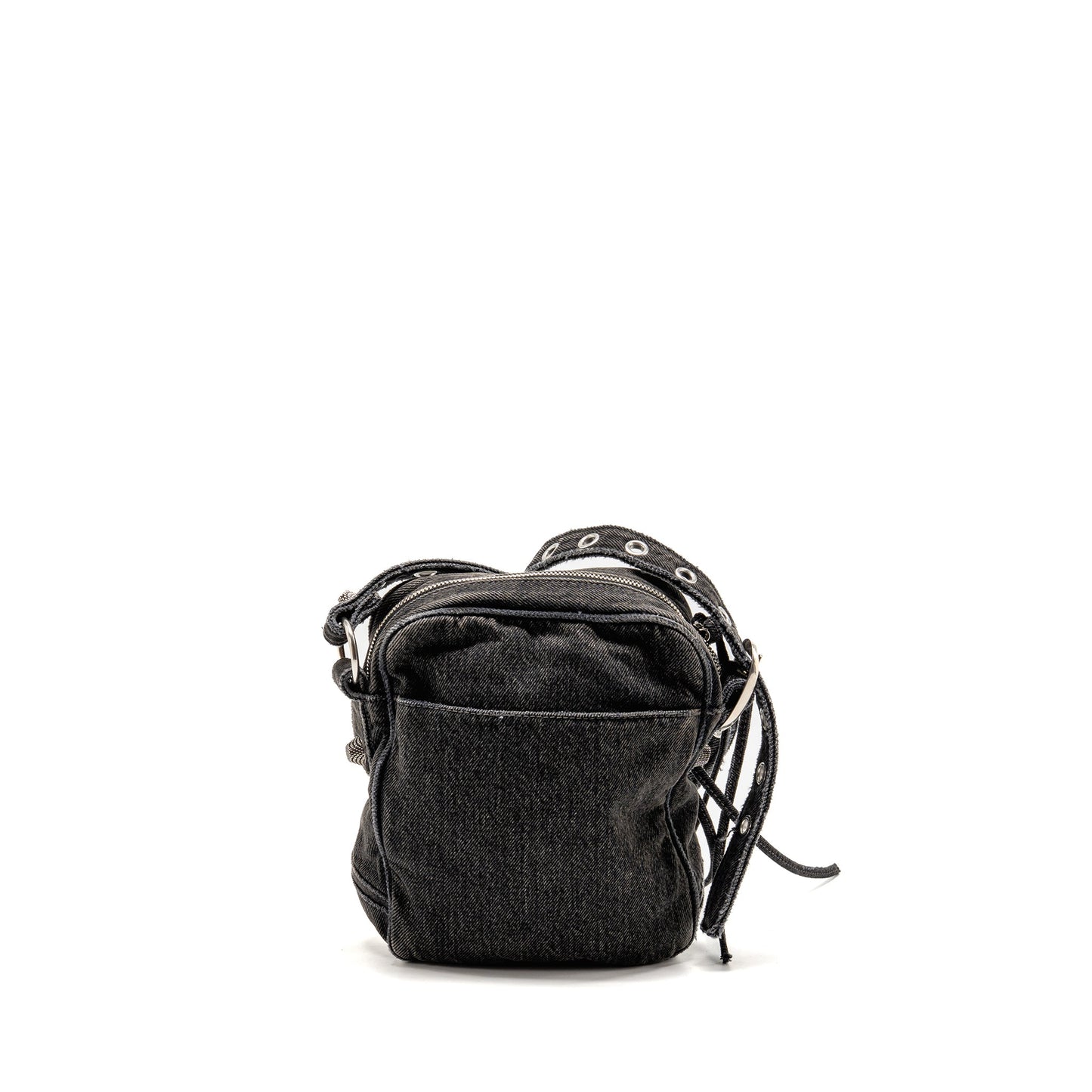Balenciaga Le Cagole Crossbody Purse Denim Black