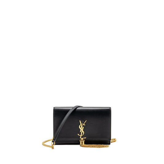 Saint Laurent/ Small tassel Kate Purse calfskin black