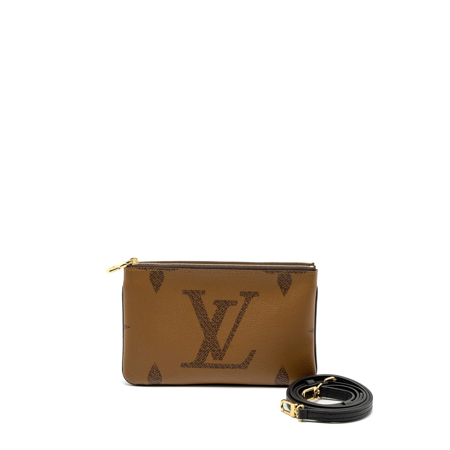 Louis Vuitton Double Zip Pochette Reserve Monogram Canvas (New Version)