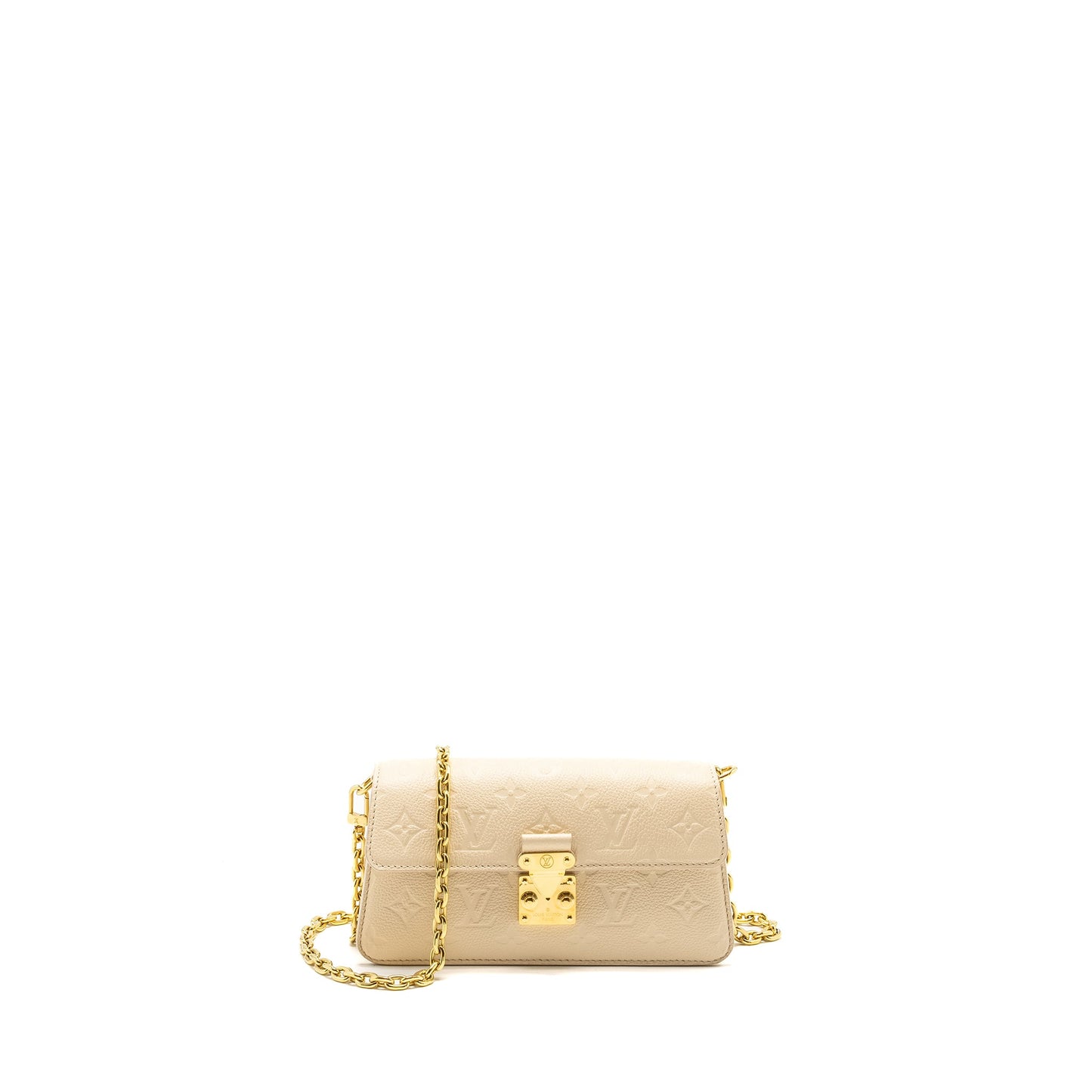 Louis Vuitton Wallet On Chain MÃ©tis Monogram Empreinte Cream