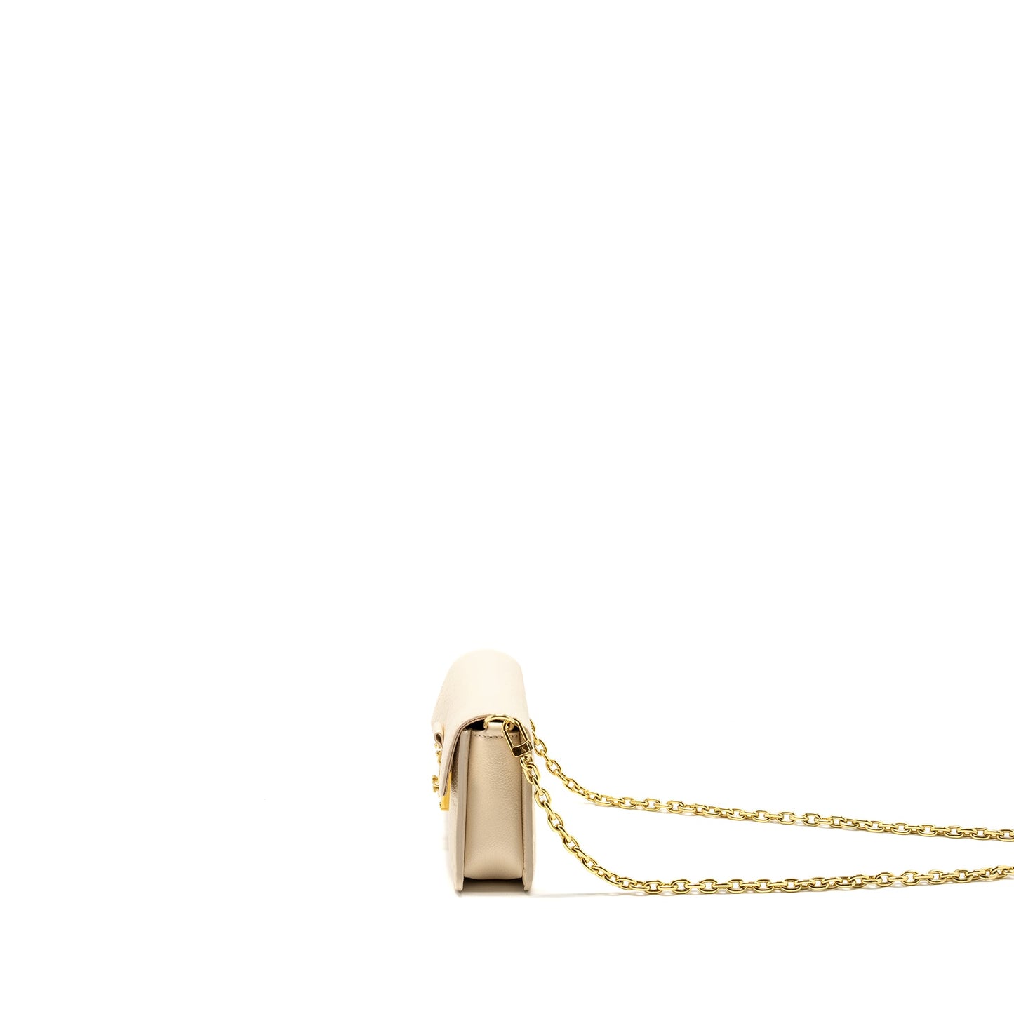 Louis Vuitton Wallet On Chain MÃ©tis Monogram Empreinte Cream