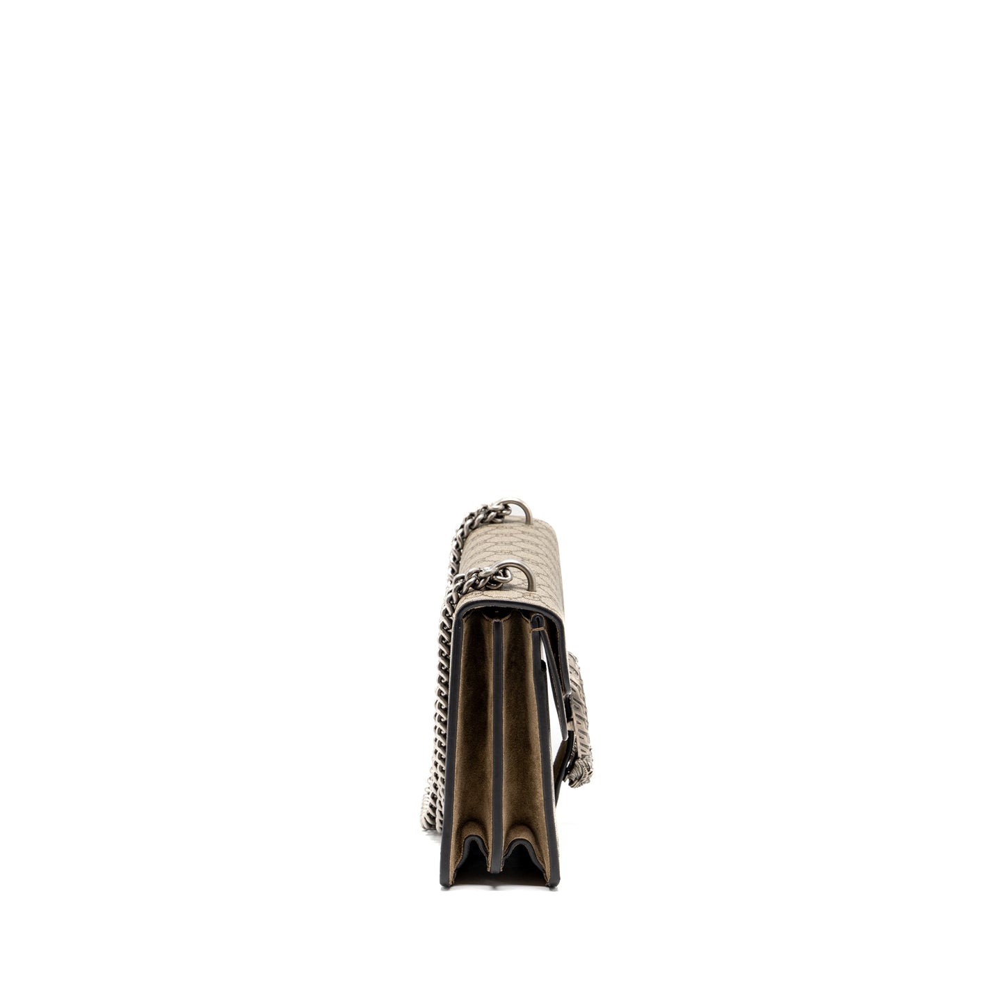GUCCI DIONYSUS Mini Purse SUPREME CANVAS/SUEDE BEIGE