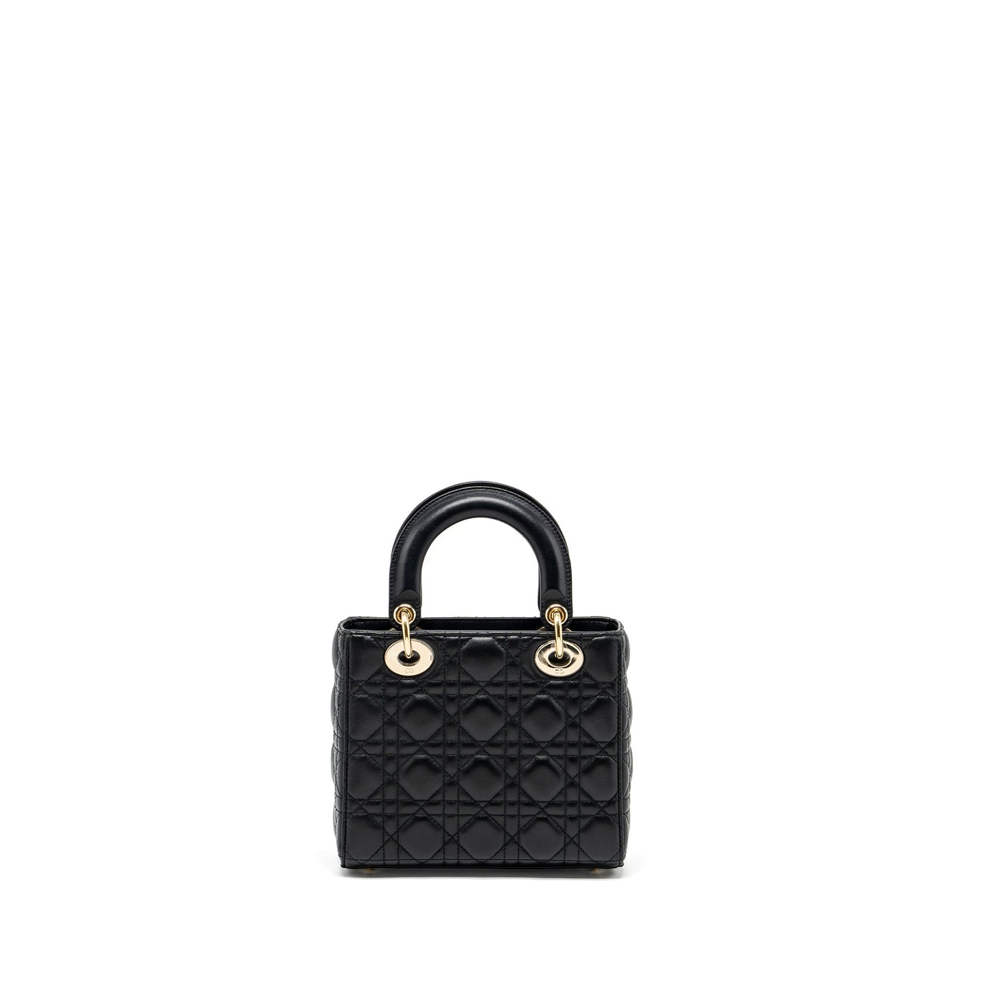 Dior Small Lady Dior Purse Lambskin Black