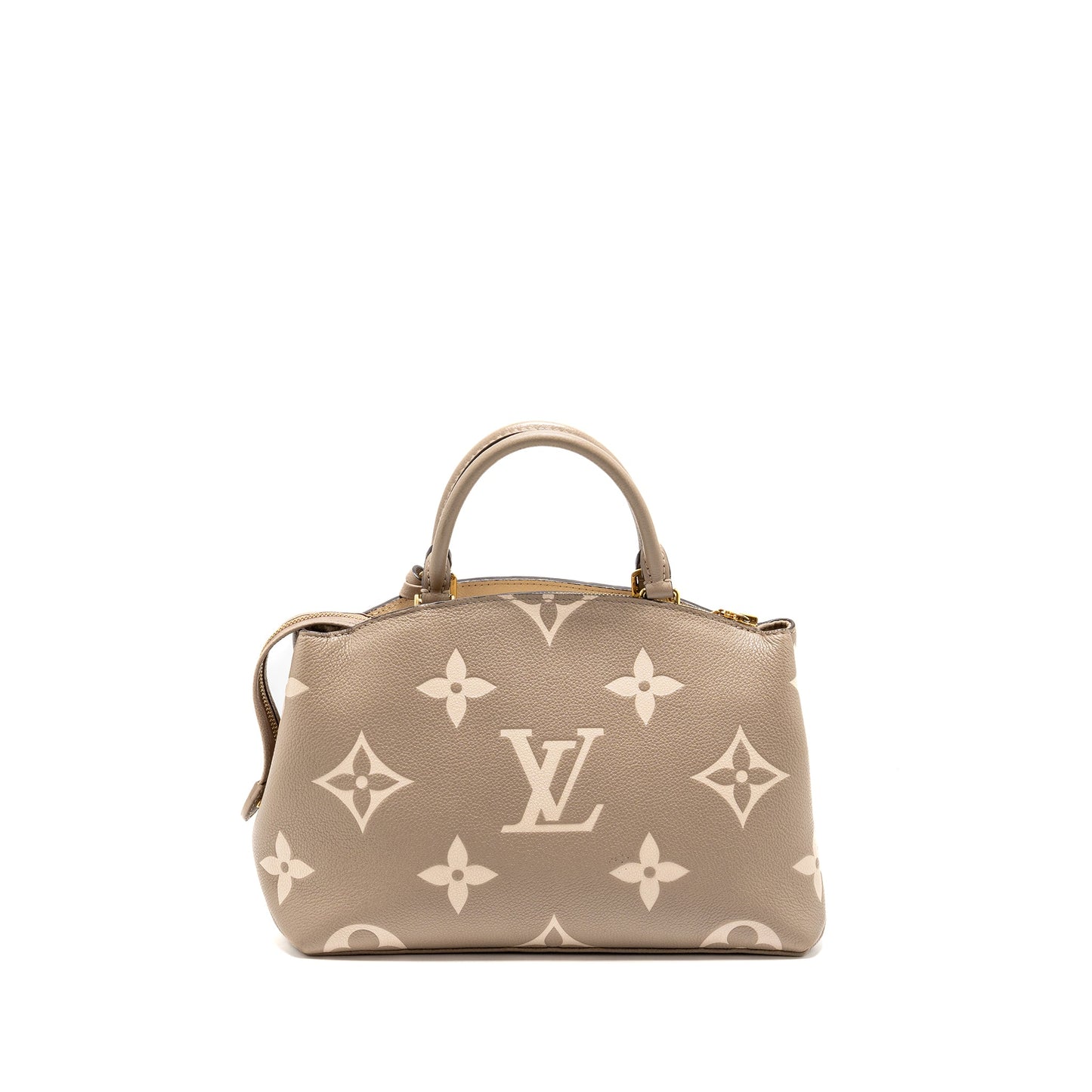 Louis Vuitton Petit Palais Purse Bicolour Monogram Empreinte Leather Tourterelle/Creme