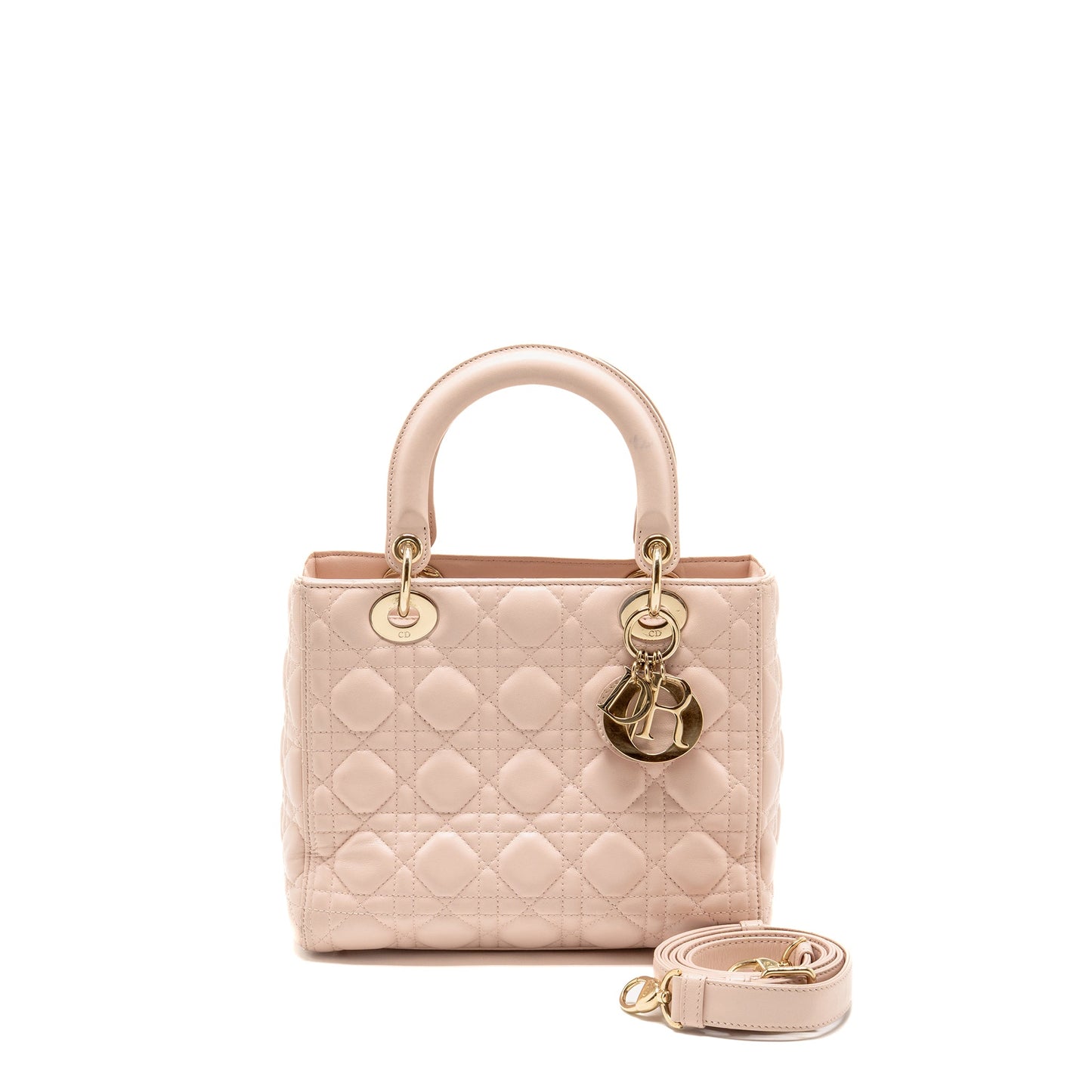 Dior Medium Lady Dior Lambskin Light Pink