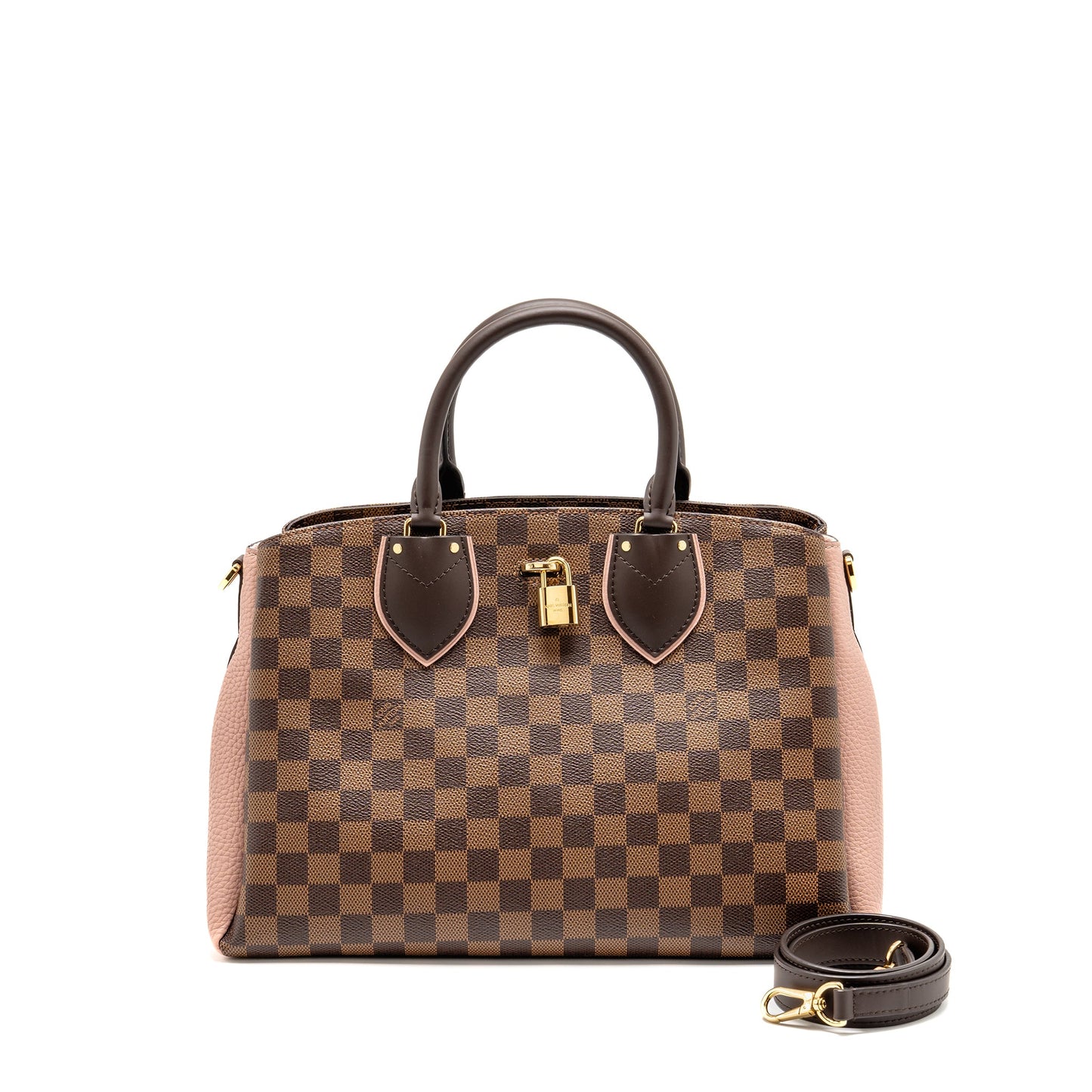 Louis Vuitton Normandy Tote Purse DAMIER Ebene Canvas Magnolia