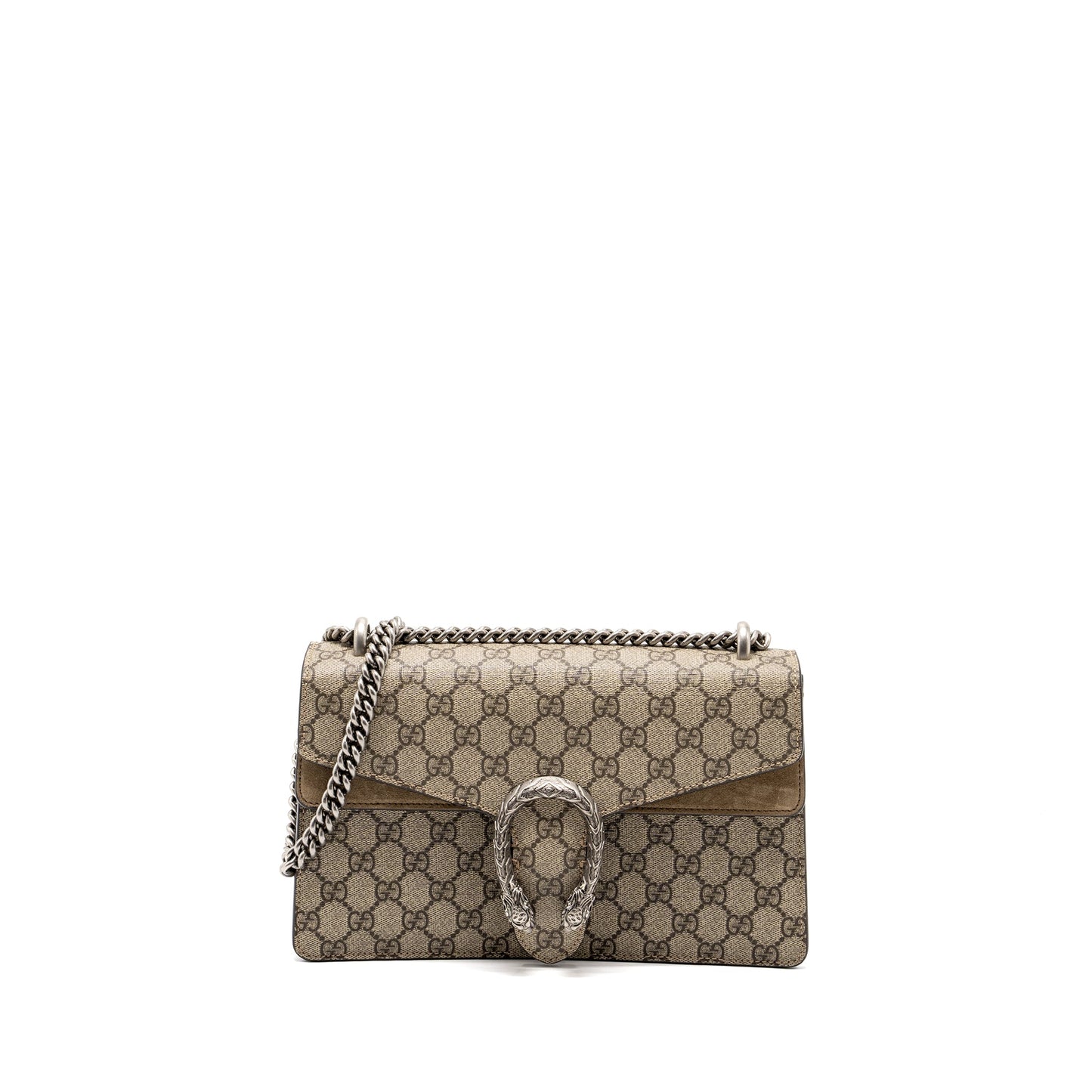 GUCCI DIONYSUS Mini Purse SUPREME CANVAS/SUEDE BEIGE
