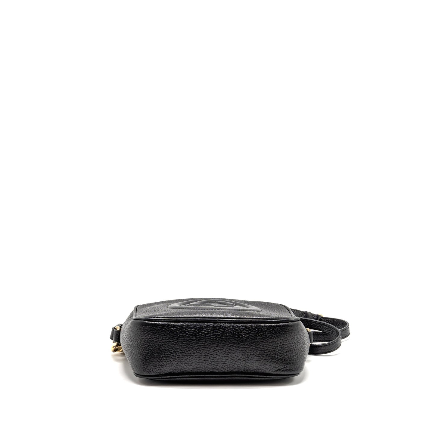 Gucci Soho Disco Camera Crossbody Purse Calfskin Black