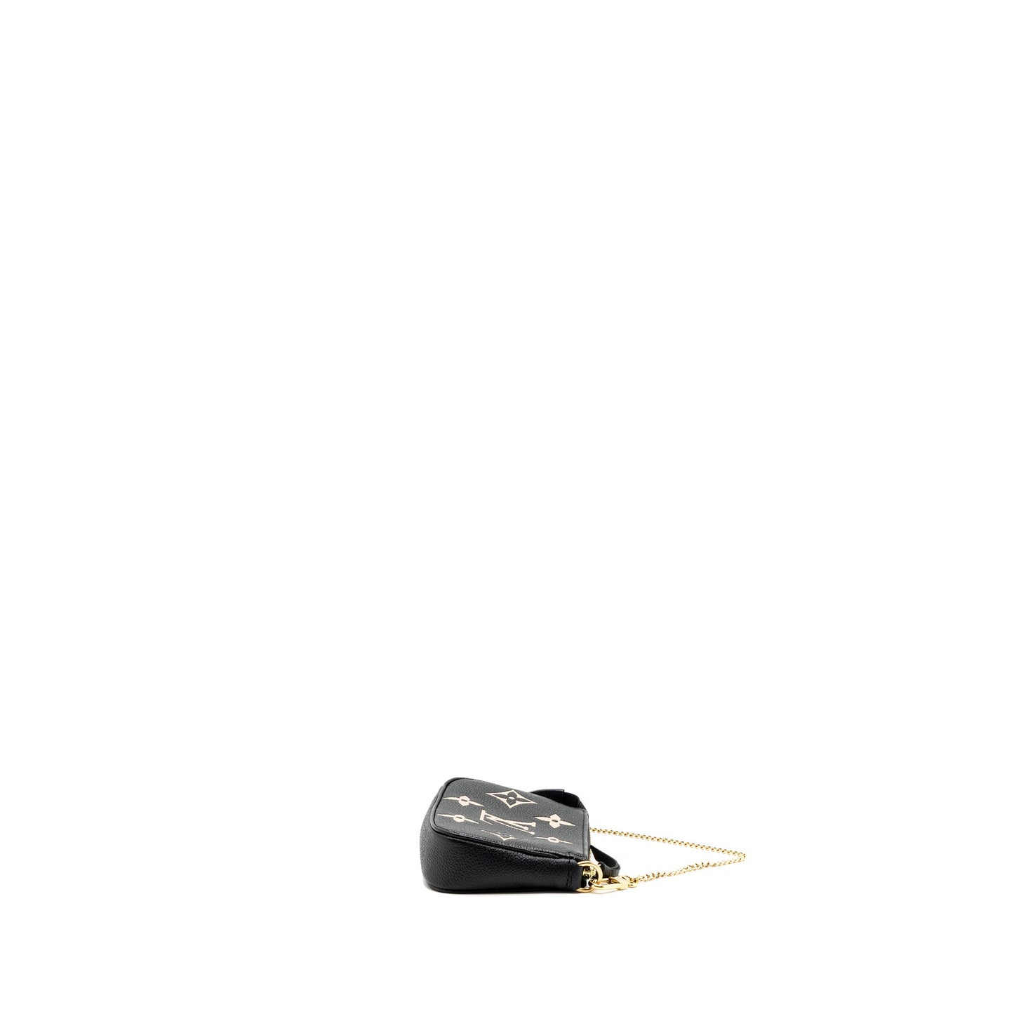 Louis Vuitton Mini Pochette Accessories Bicolour Monogram Empreinte Leather (new version)