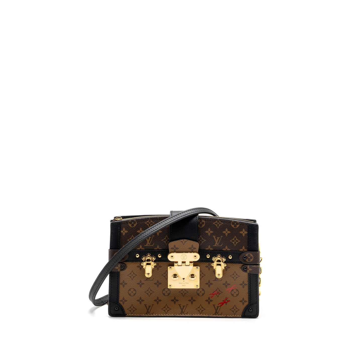 Louis Vuitton trunk clutch monogram reverse canvas