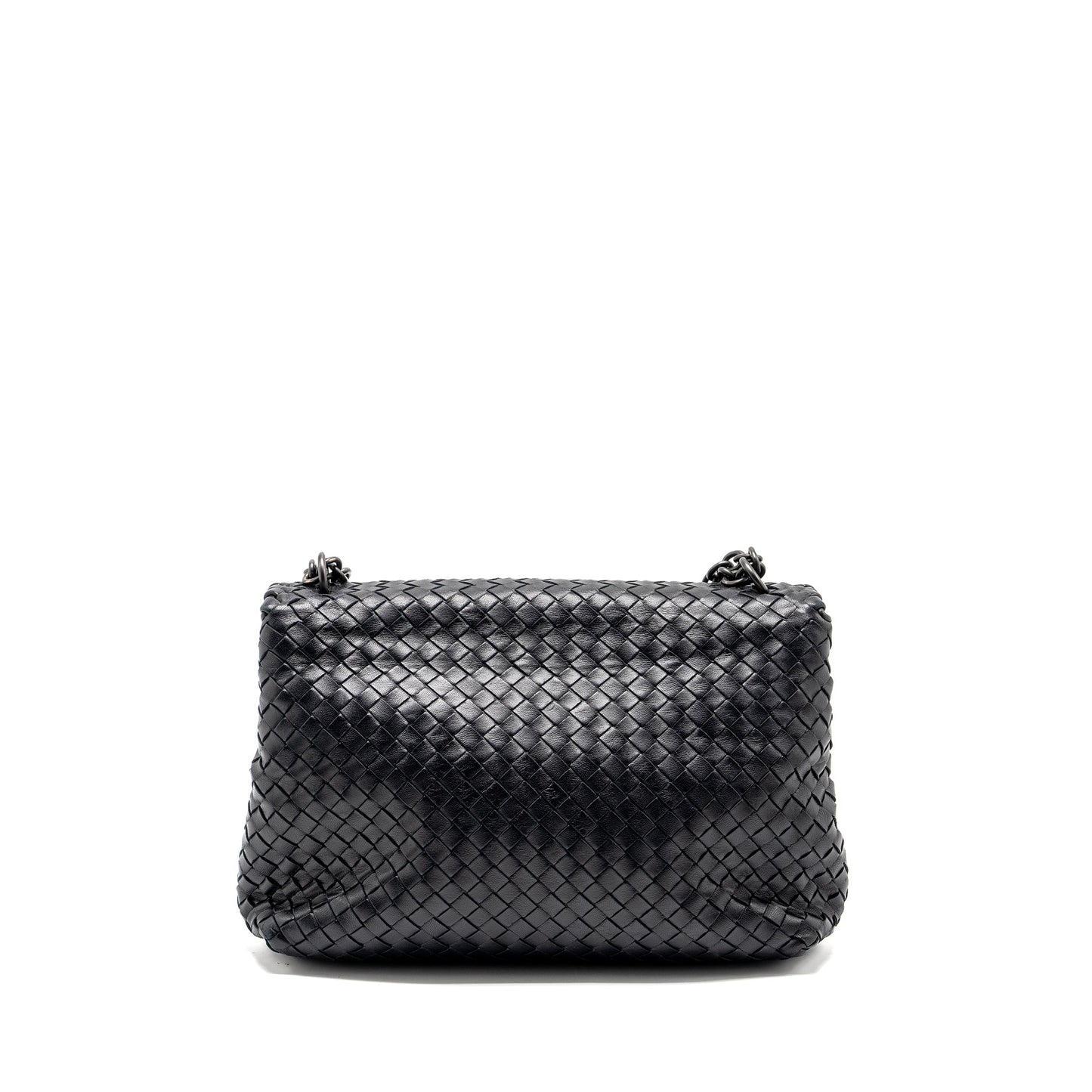 Bottega Veneta Olympia Purse Leather Black with Black Hardware