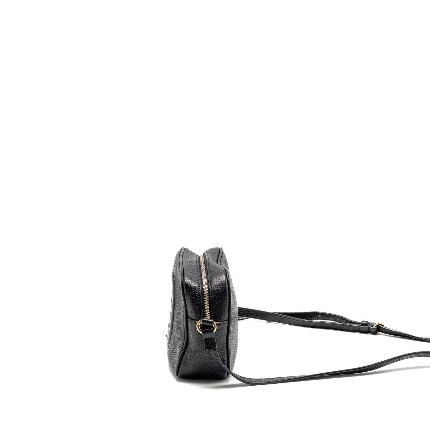 Gucci Soho Disco Camera Crossbody Purse Calfskin Black