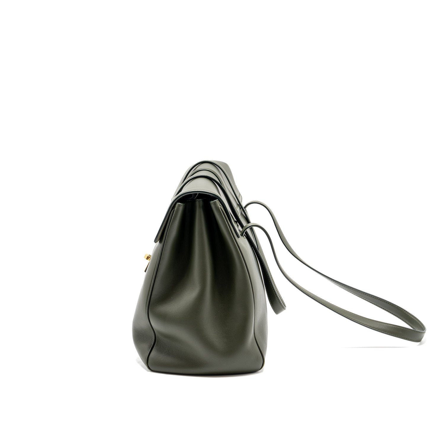 Celine Large Soft 16 Purse Smooth Calfskin Dark Green