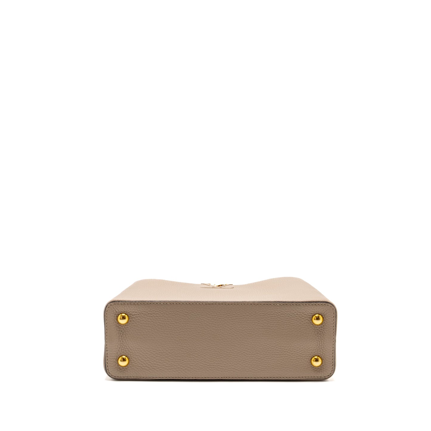 Louis Vuitton Capucines calfskin grey