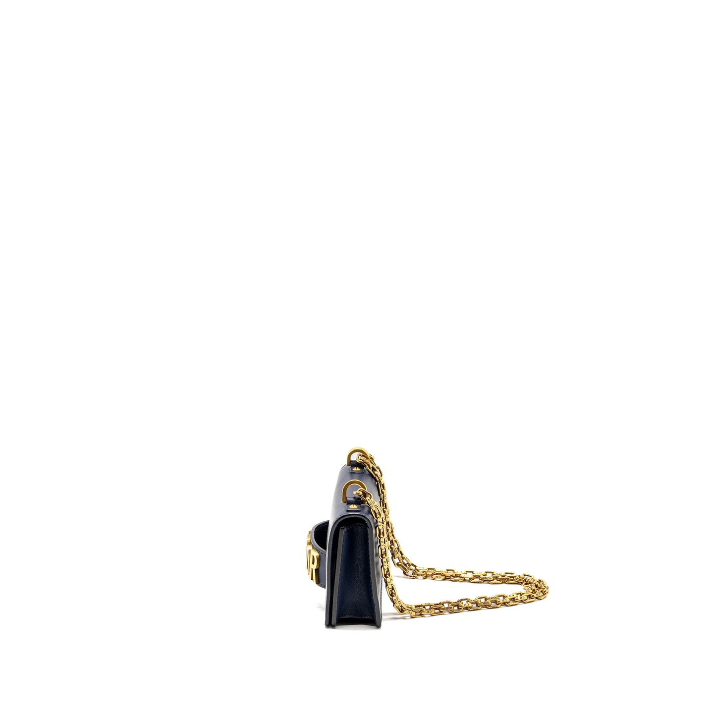 Dior Mini JâADIOR Chain Flap Purse Calfskin Navy Blue