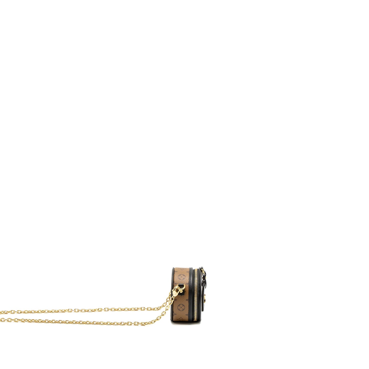 Louis Vuitton Chapeau Necklace/Chain Purse Monogram Reverse Canvas Black